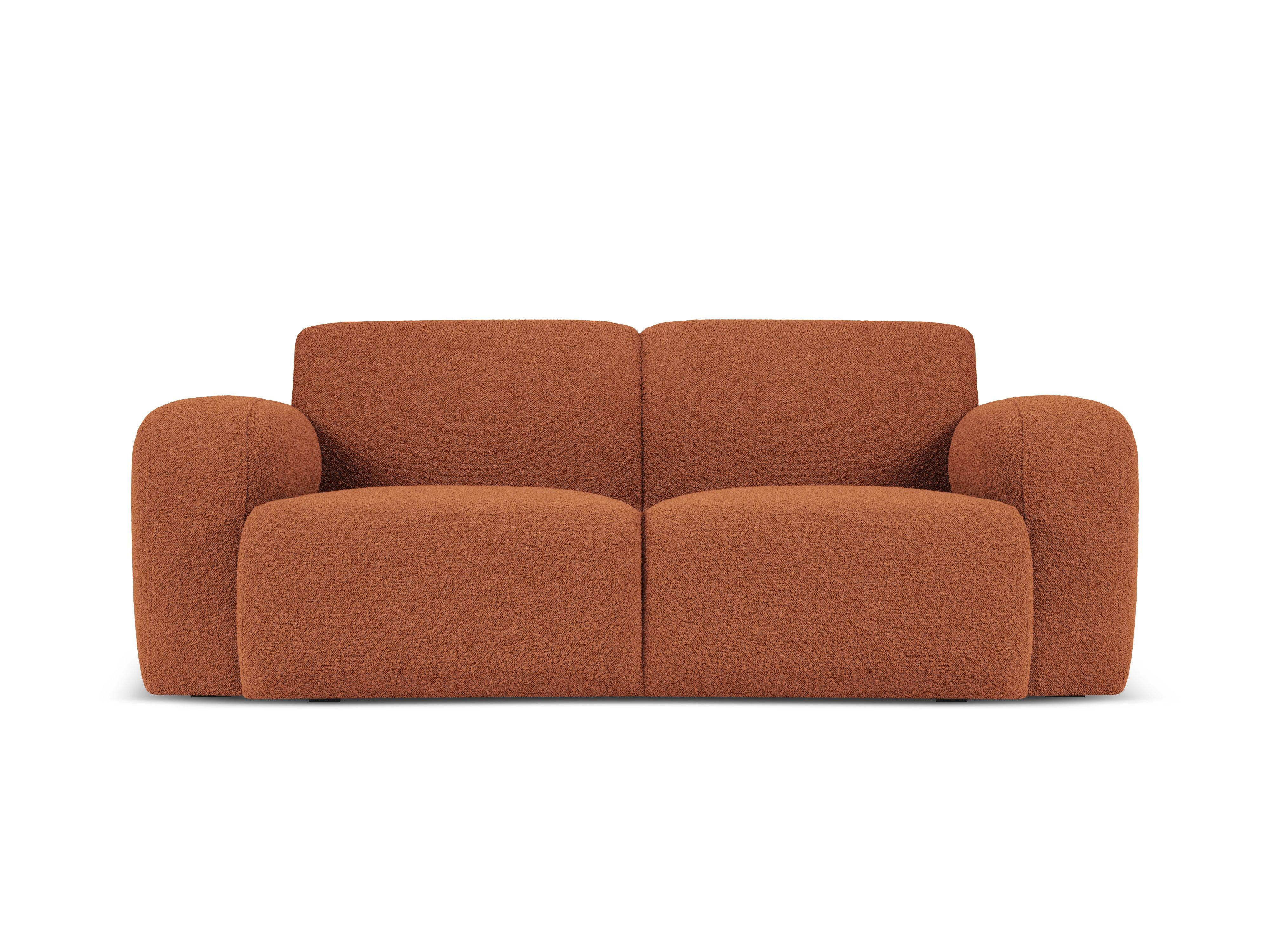 Sofa w tkaninie boucle 2-osobowa LOLA brązowy Windsor & Co Eye on Design