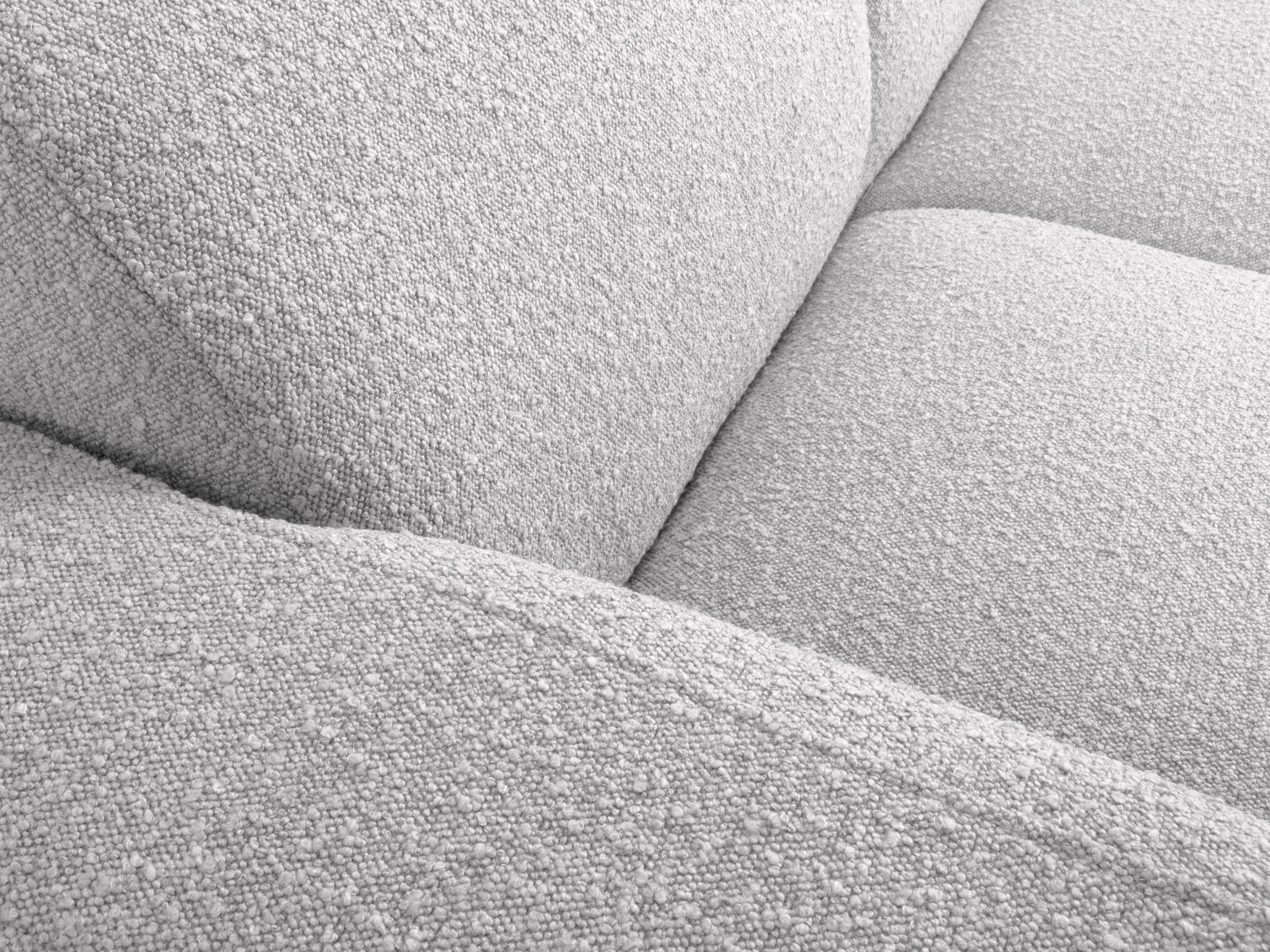 Sofa w tkaninie boucle 2-osobowa LOLA jasnoszary Windsor & Co Eye on Design