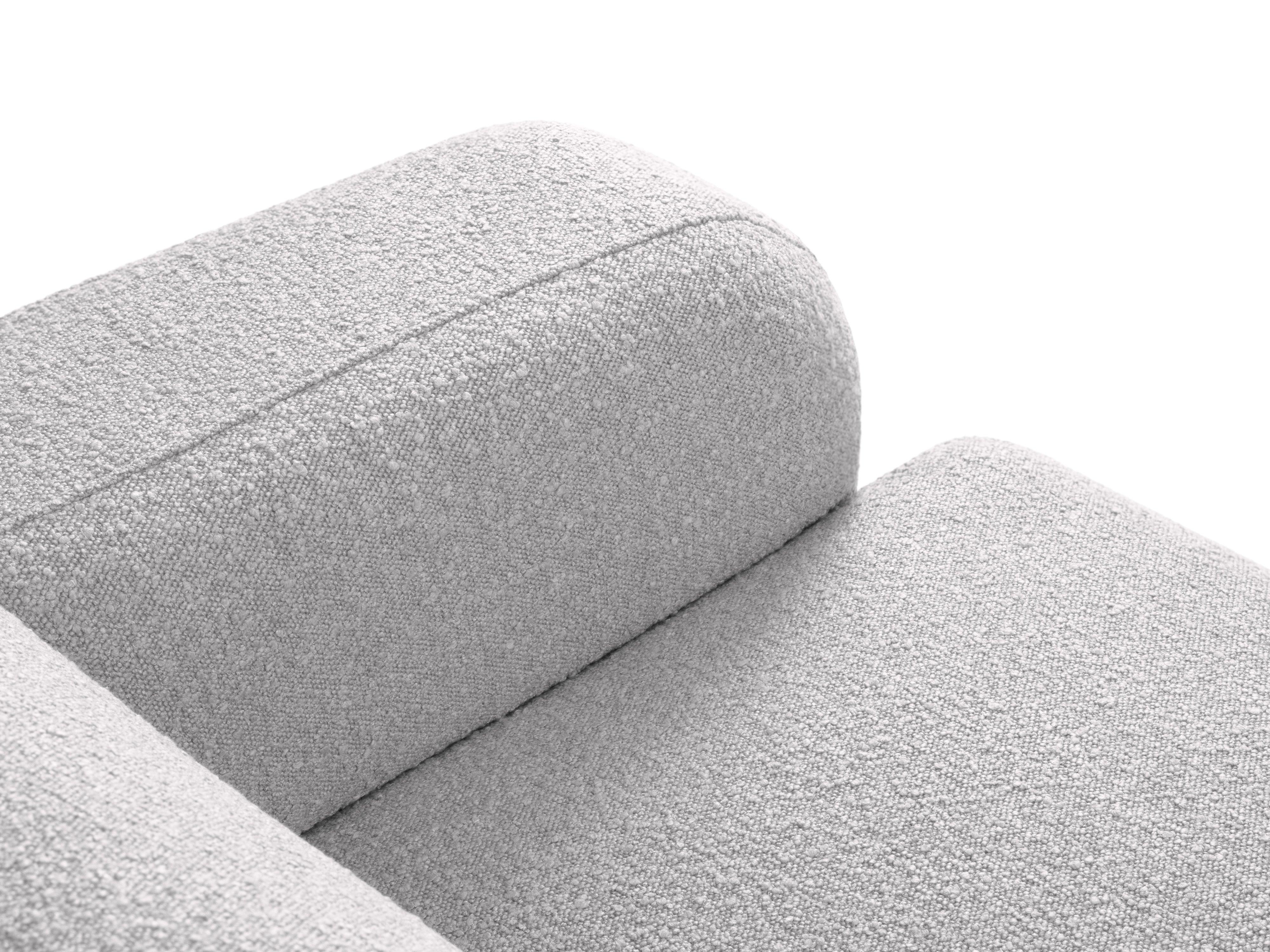 Sofa w tkaninie boucle 2-osobowa LOLA jasnoszary Windsor & Co Eye on Design