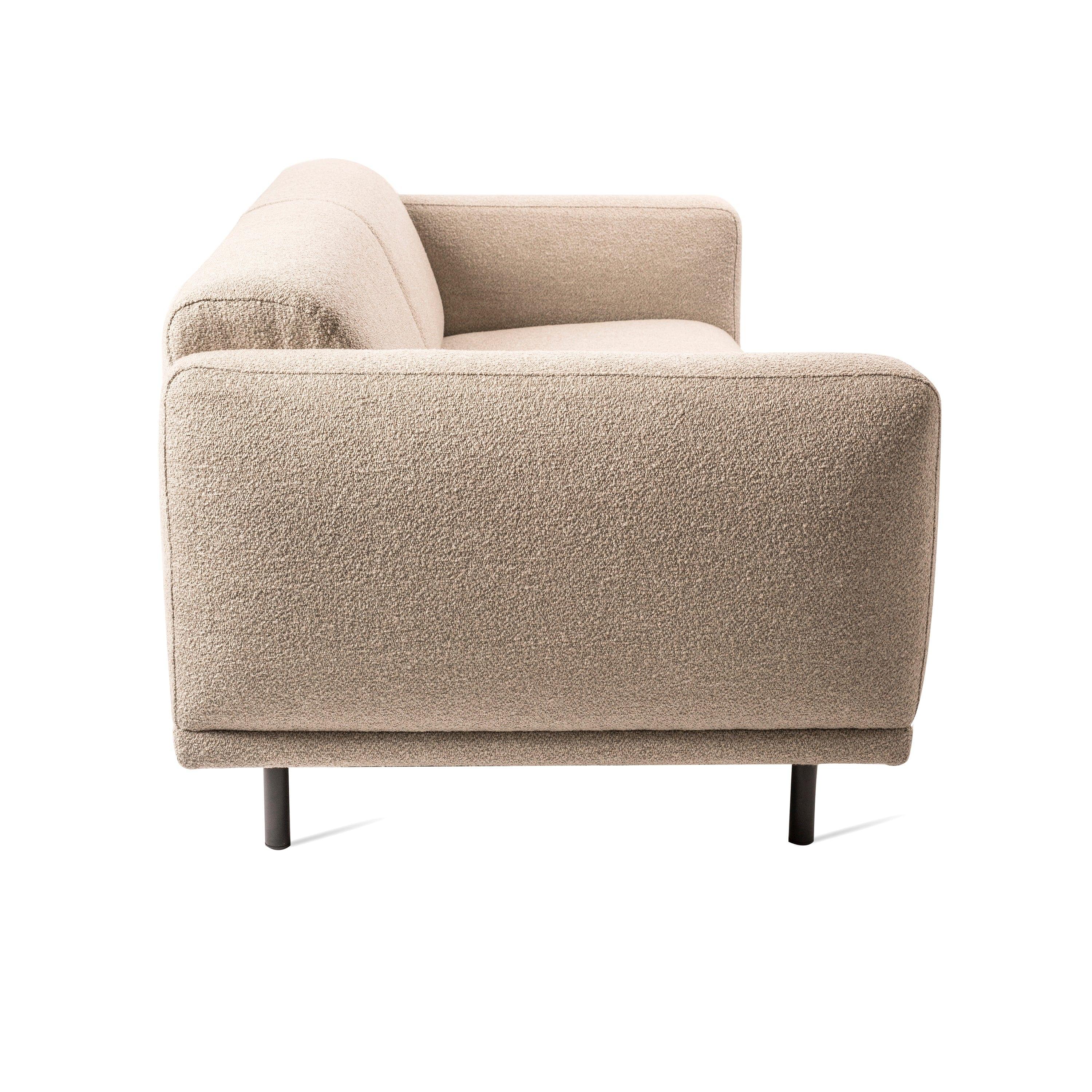 Sofa w tkaninie boucle 2-osobowa TEDDY beżowy Pols Potten Eye on Design