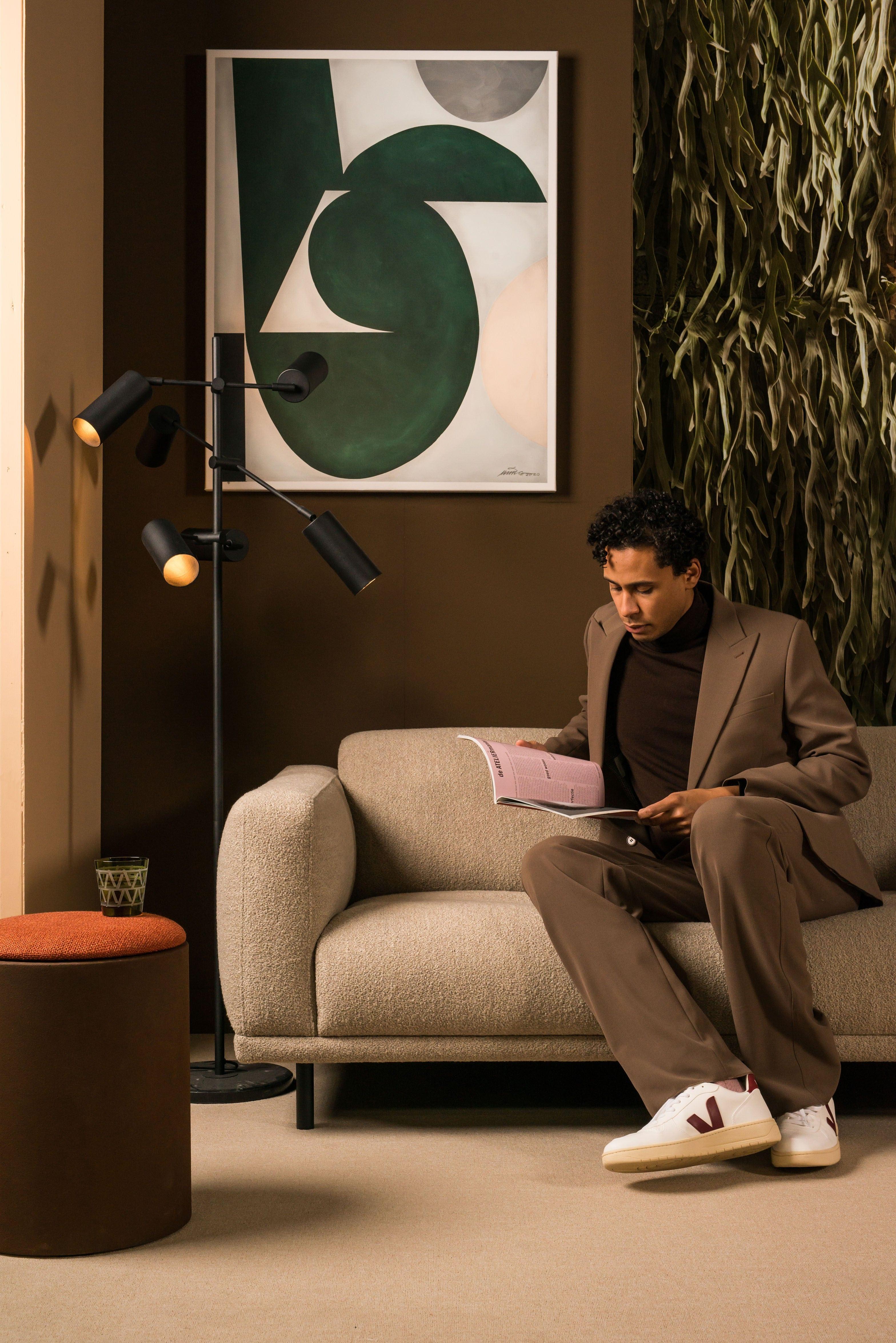 Sofa w tkaninie boucle 2-osobowa TEDDY beżowy Pols Potten Eye on Design