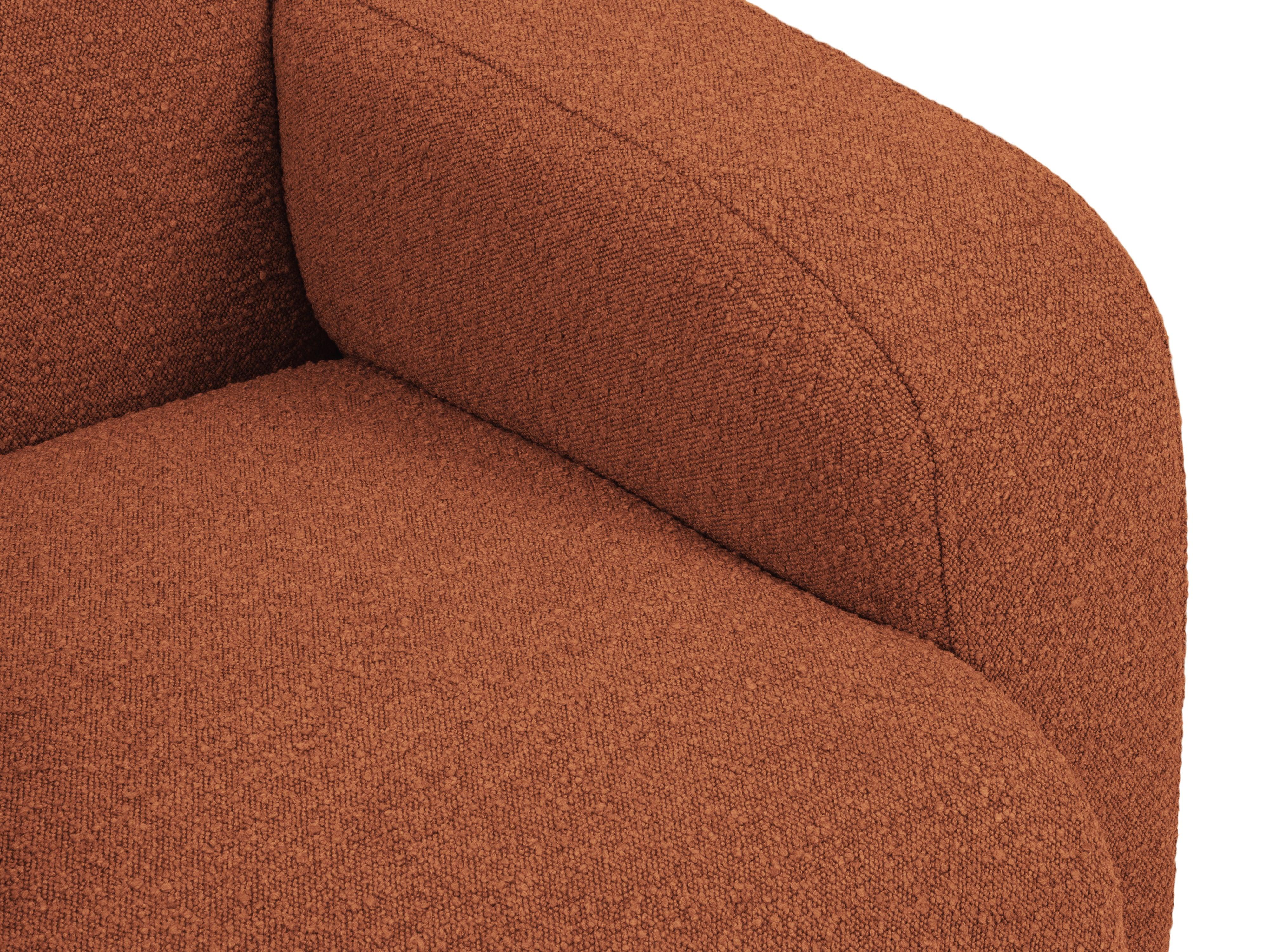 Sofa w tkaninie boucle 3-osobowa LOLA brązowy Windsor & Co Eye on Design