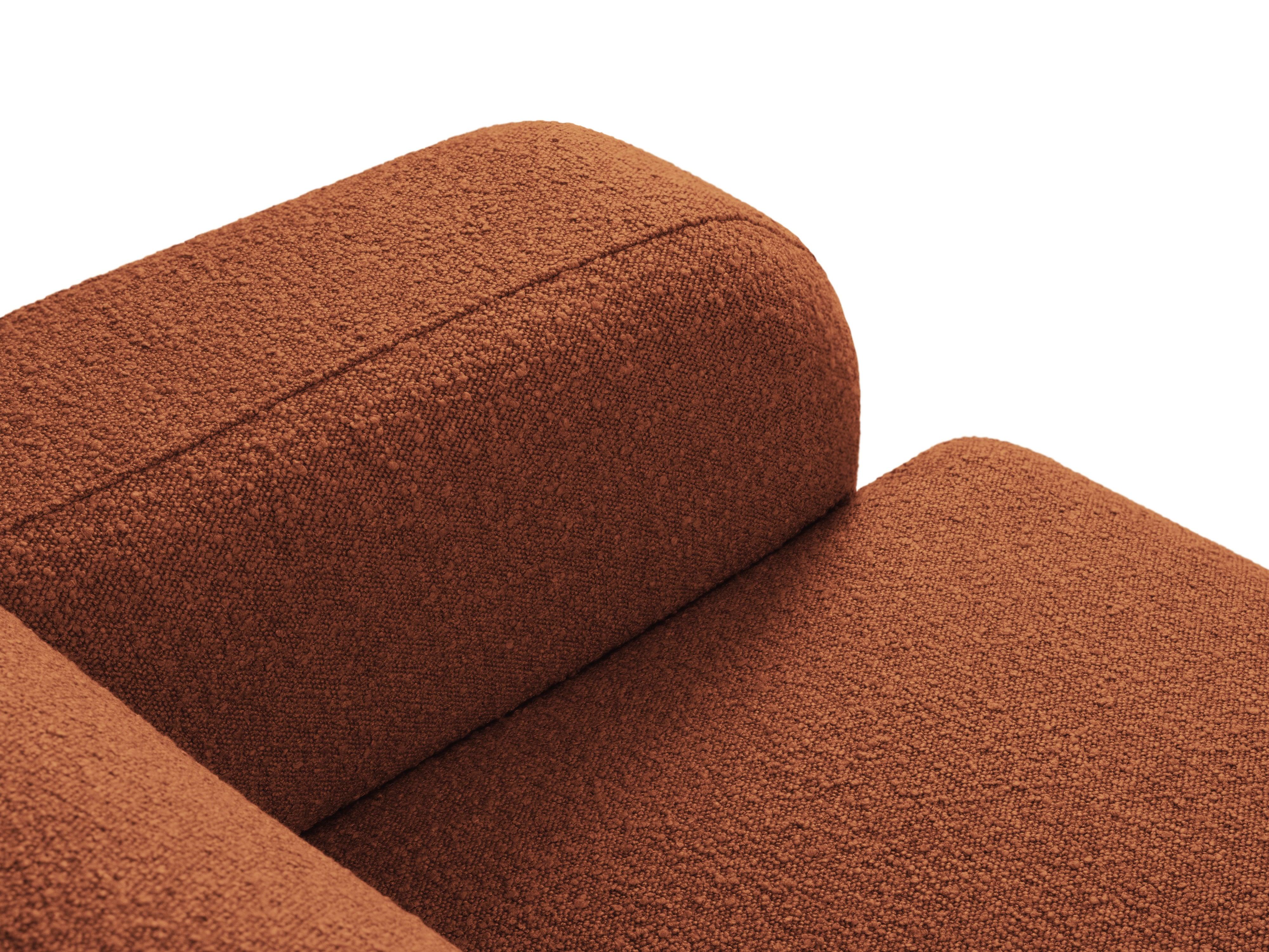 Sofa w tkaninie boucle 3-osobowa LOLA brązowy Windsor & Co Eye on Design