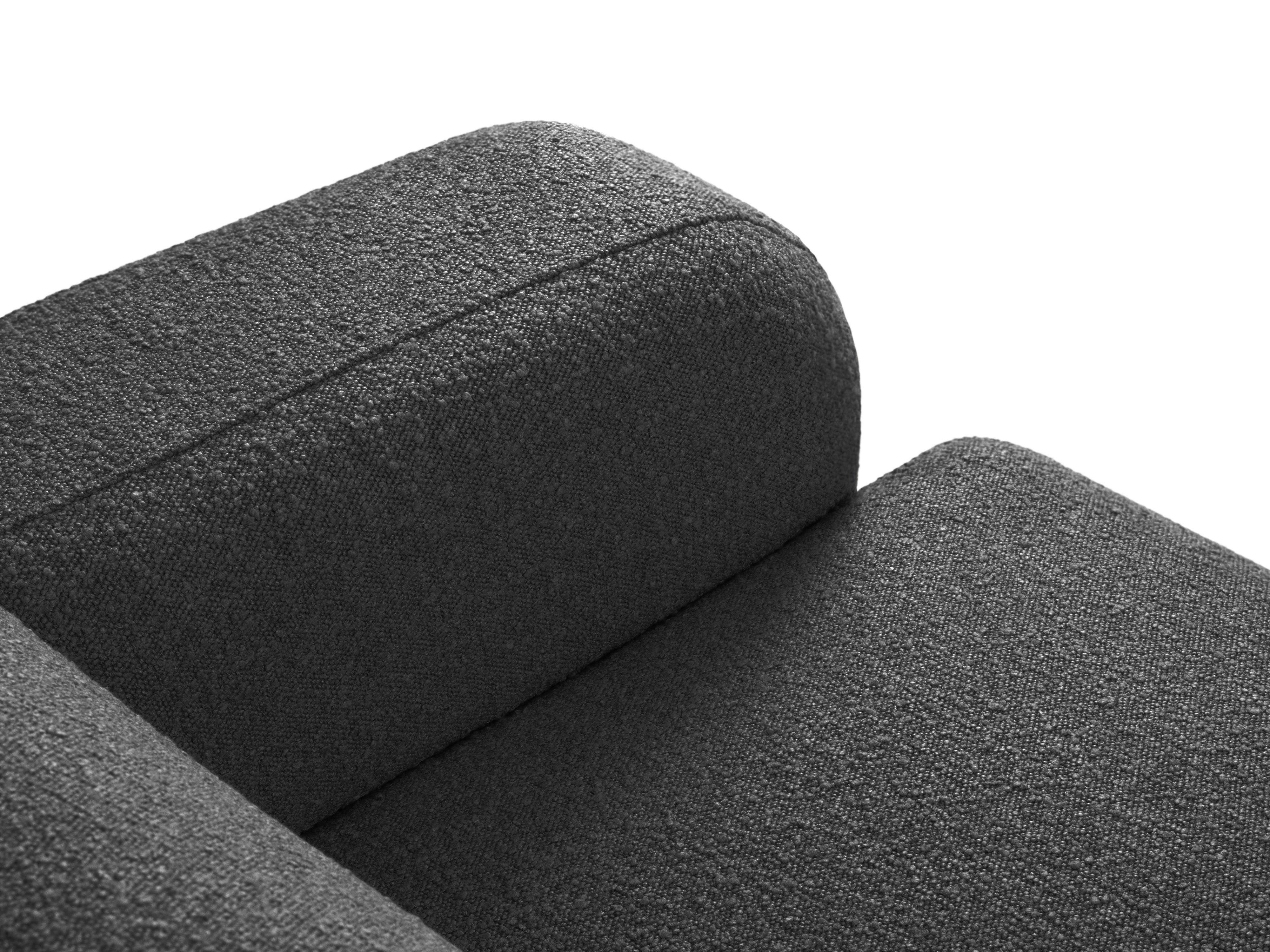 Sofa w tkaninie boucle 3-osobowa LOLA ciemnoszary Windsor & Co Eye on Design