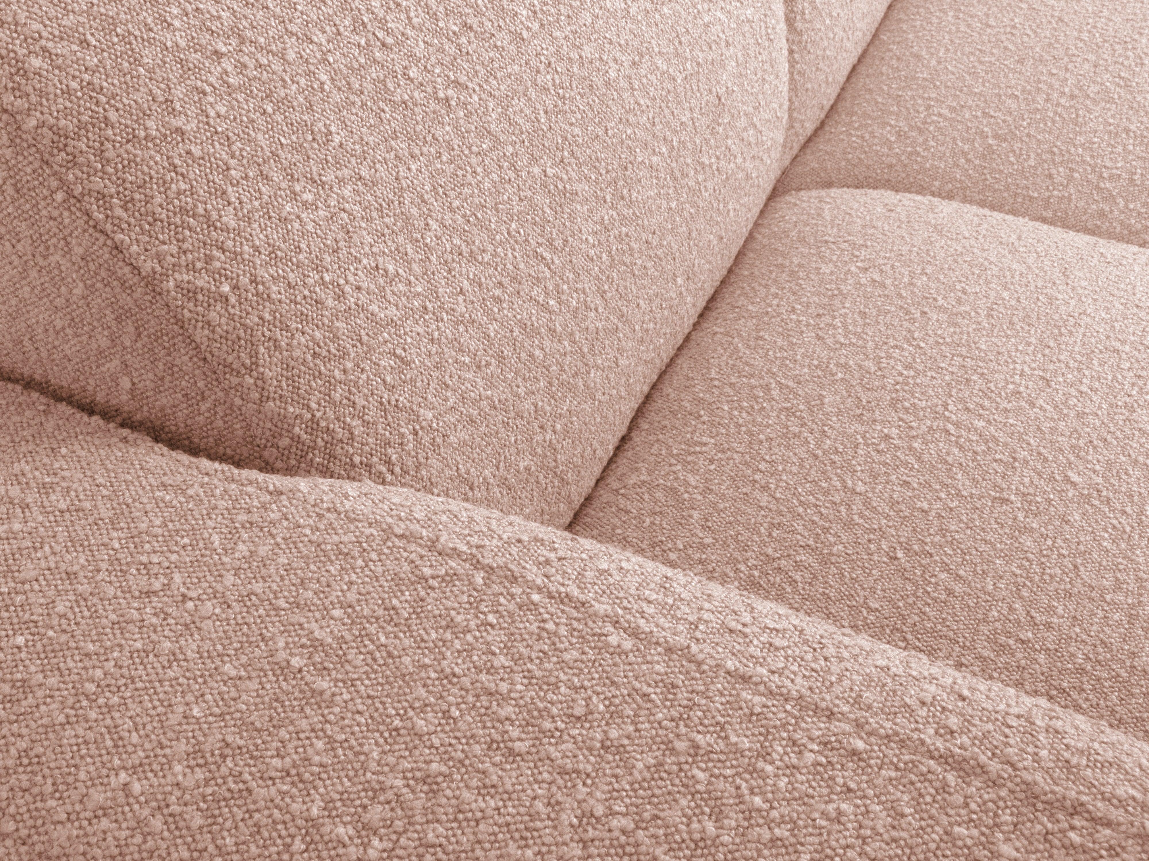 Sofa w tkaninie boucle 3-osobowa LOLA różowy Windsor & Co Eye on Design