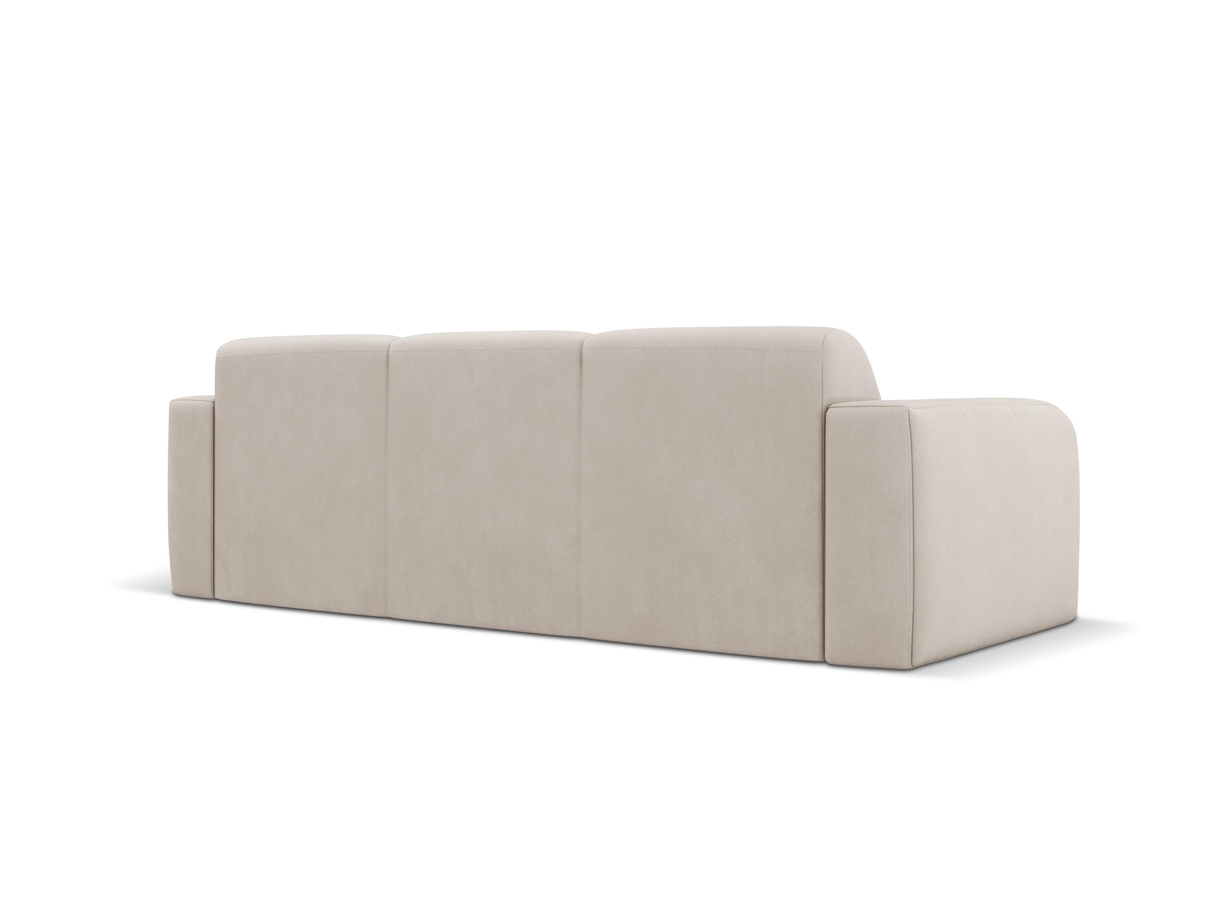 Sofa w tkaninie chenillowej 3-osobowa LOLA beżowy Windsor & Co Eye on Design