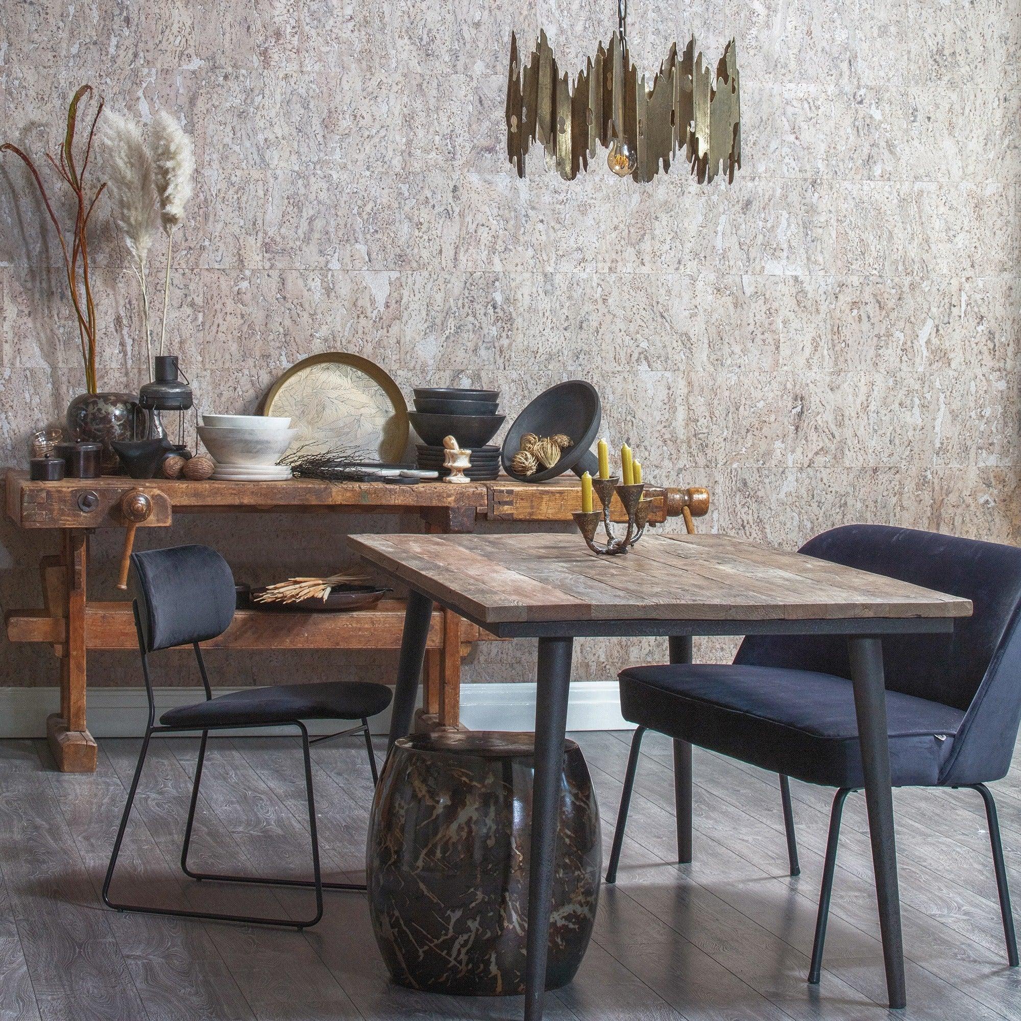Sofa welurowa VOGUE STRUCTURE MOUNTAIN szary Be Pure Eye on Design