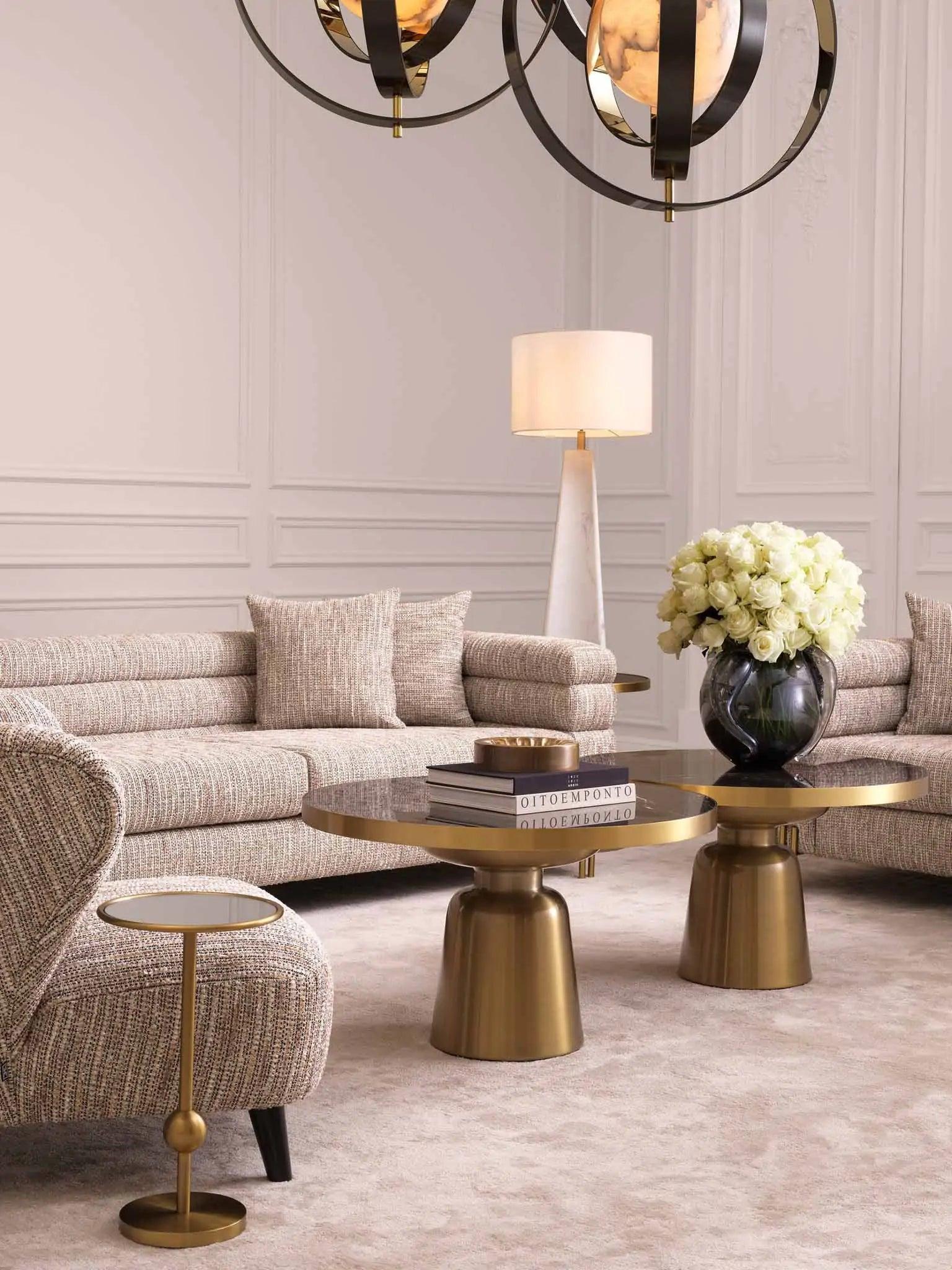 Sofa YORK beżowy melanż Eichholtz Eye on Design