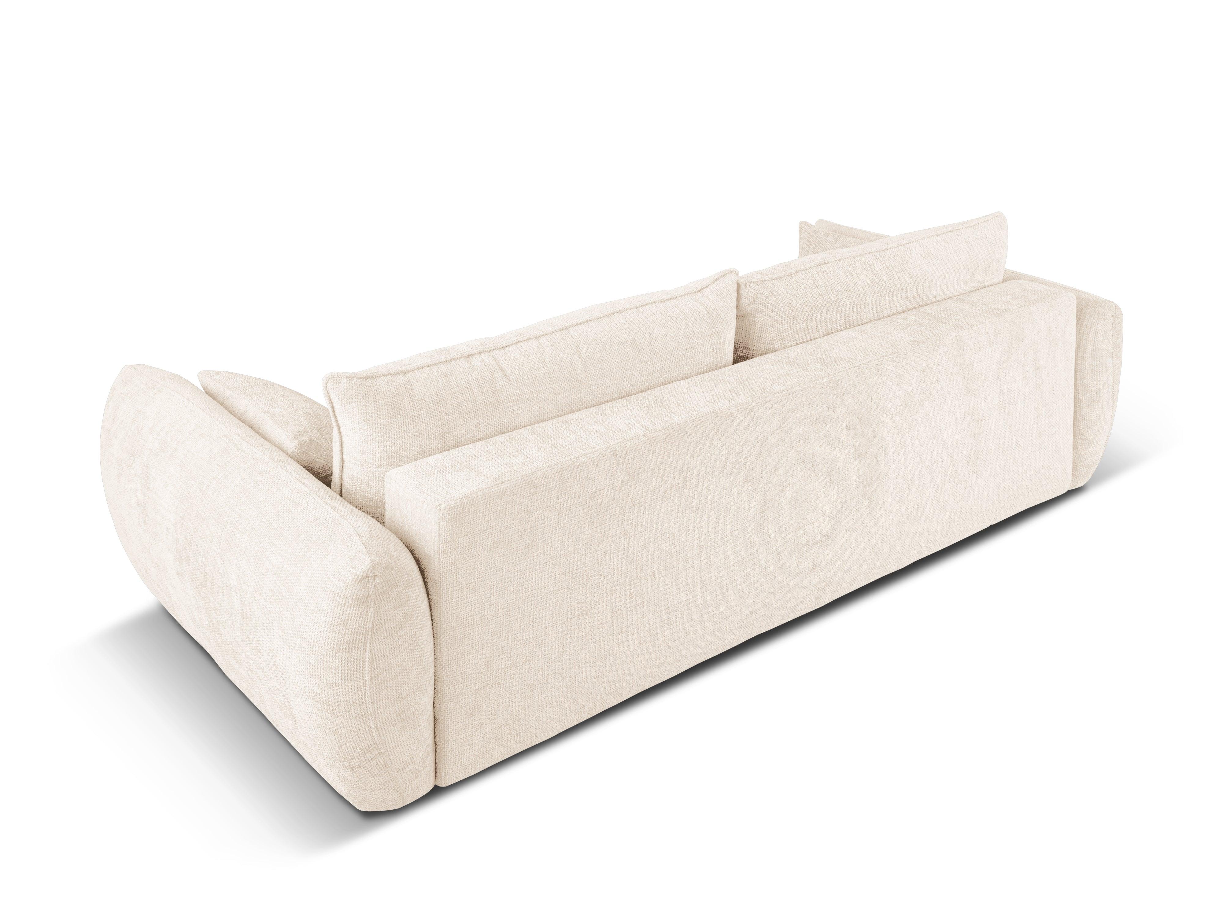 Sofa z funkcją spania MATERA jasnobeżowy szenil Cosmopolitan Design Eye on Design