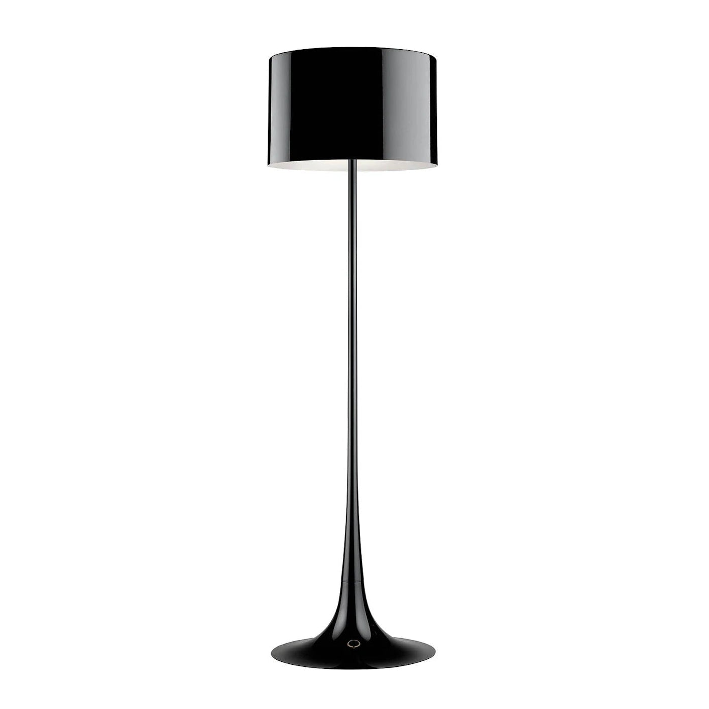 Stojací lampa SPUN LIGHT černá