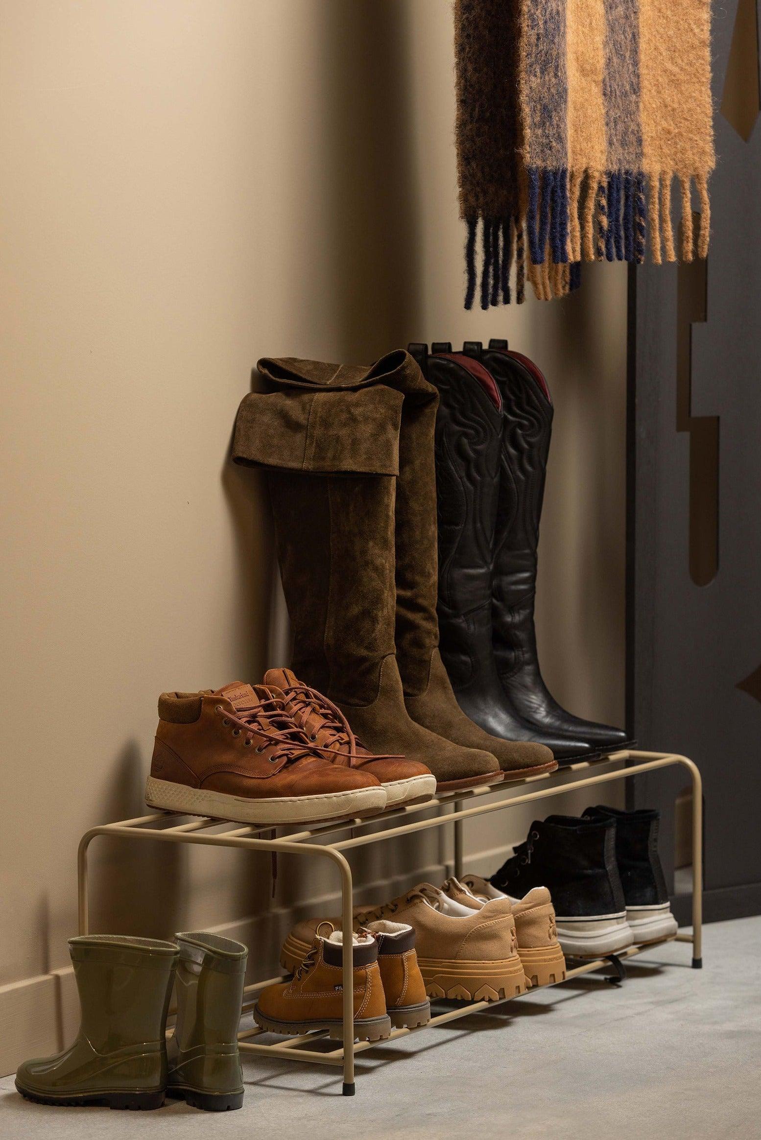 Stojak na buty JOSSE brązowy Woood Eye on Design