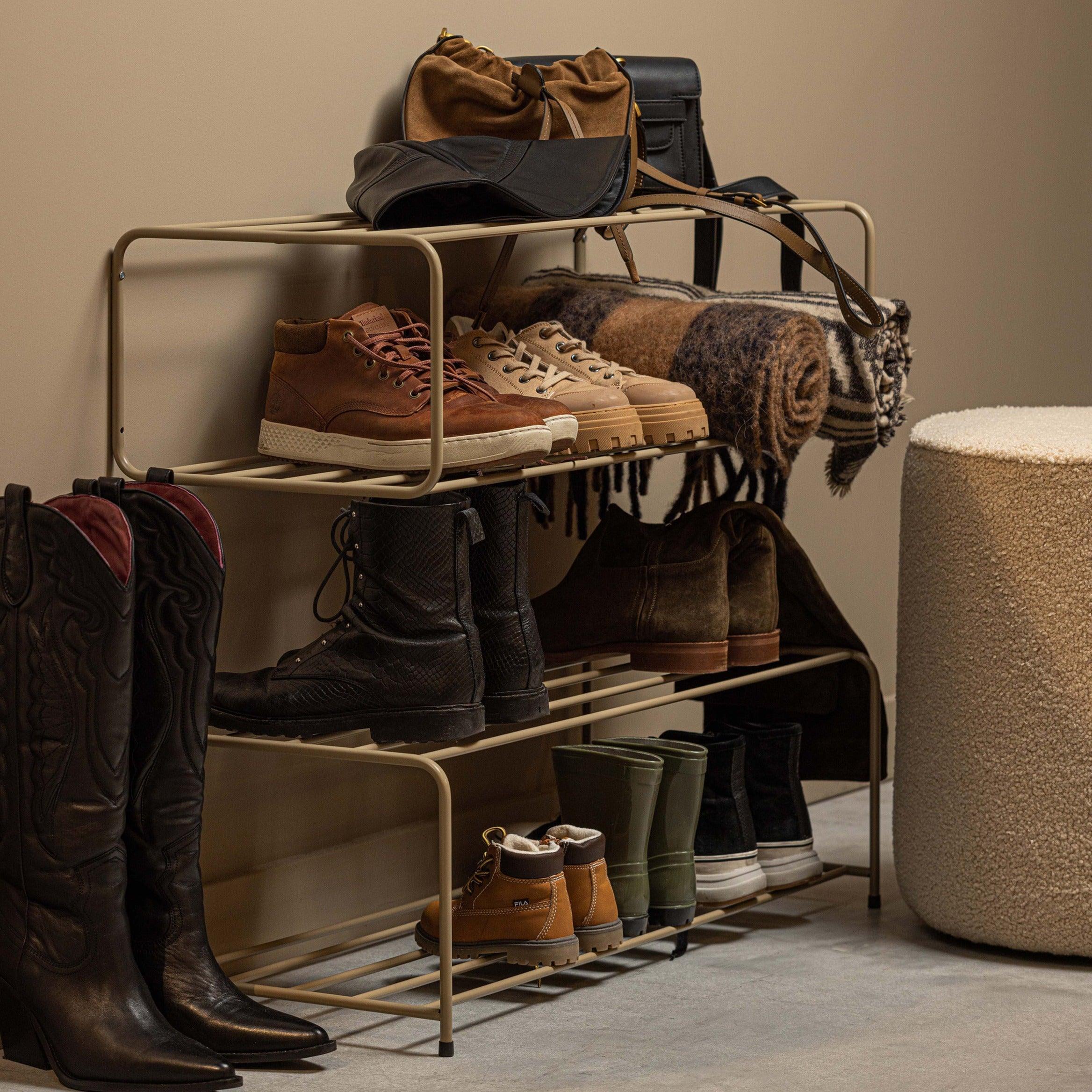 Stojak na buty JOSSE brązowy Woood Eye on Design