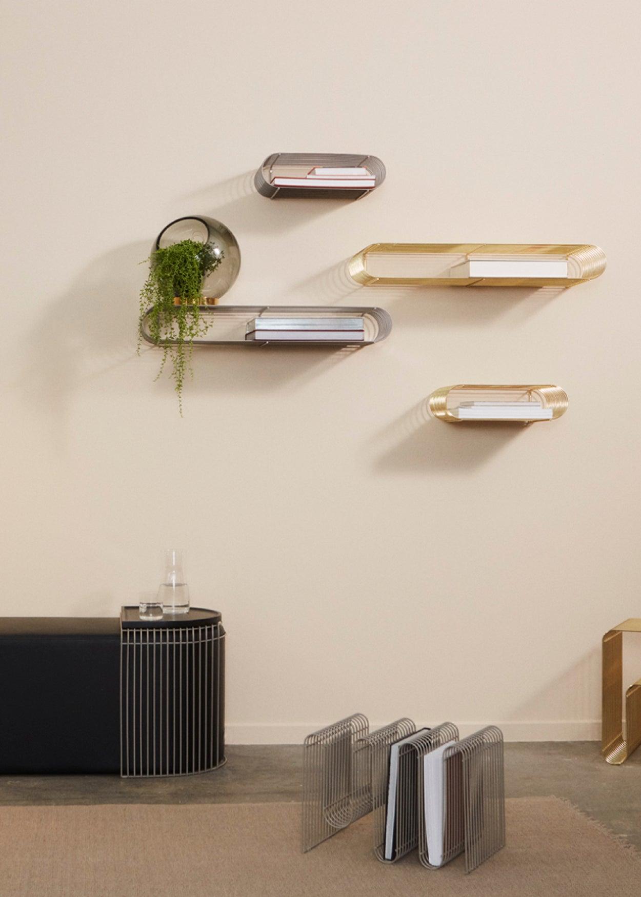 Stojak na czasopisma CURVA taupe AYTM Eye on Design