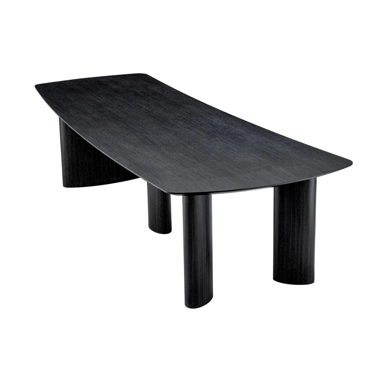 Stół BERGMAN grafitowy fornir dębowy Eichholtz Eye on Design