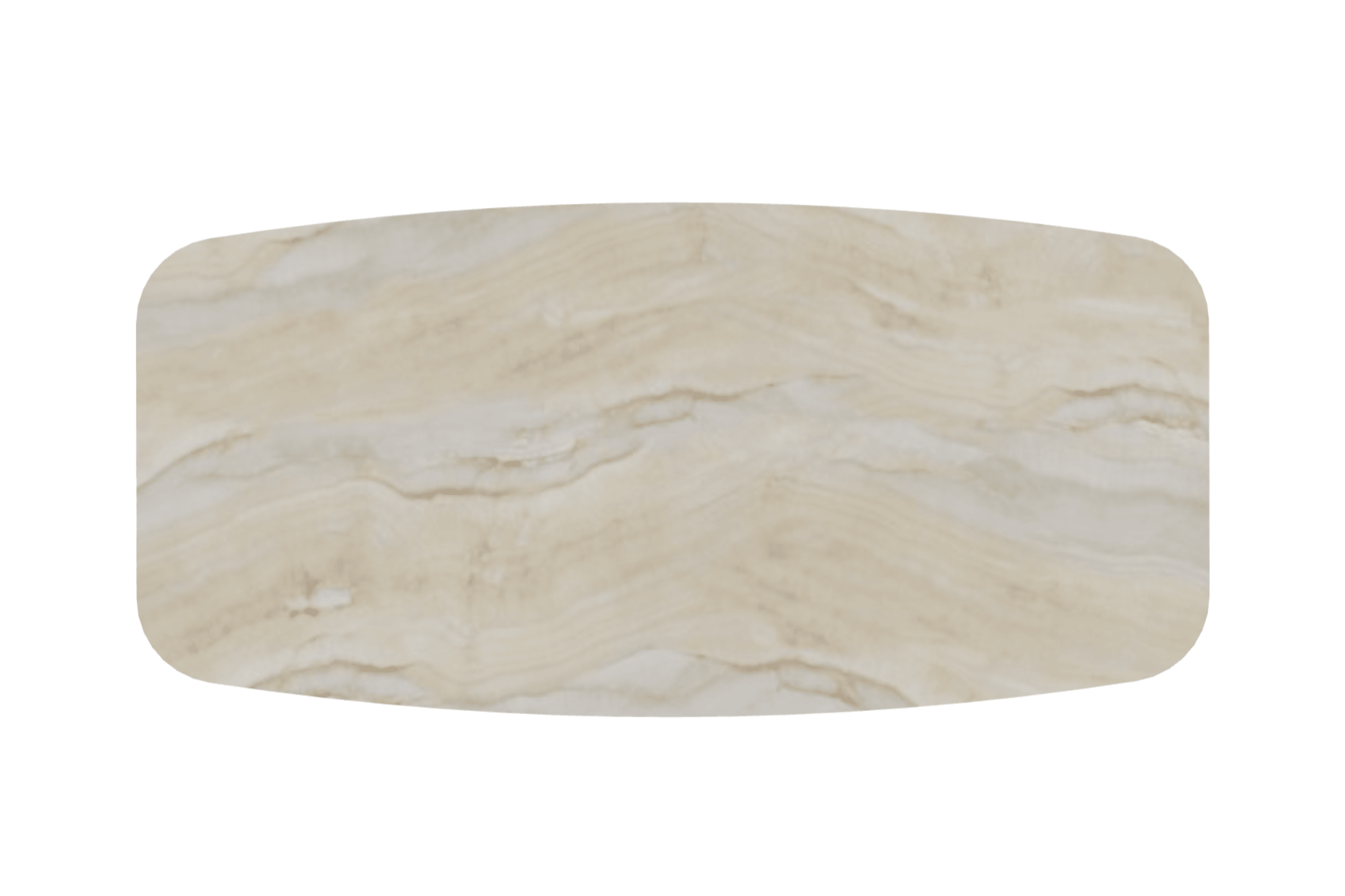 Stół CARTESIO piaskowy marmur z metalową podstawą Calligaris Eye on Design