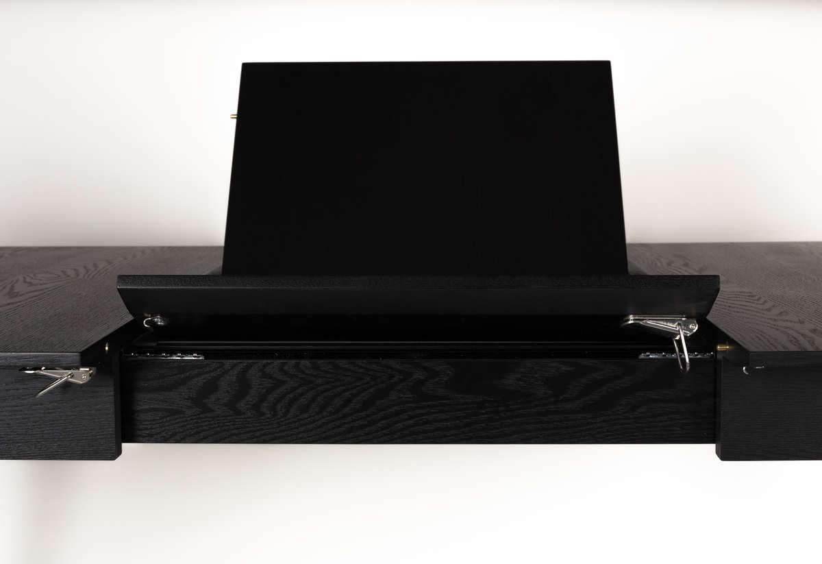 Stół GLIMPS 120/162 x 80 czarny Zuiver Eye on Design