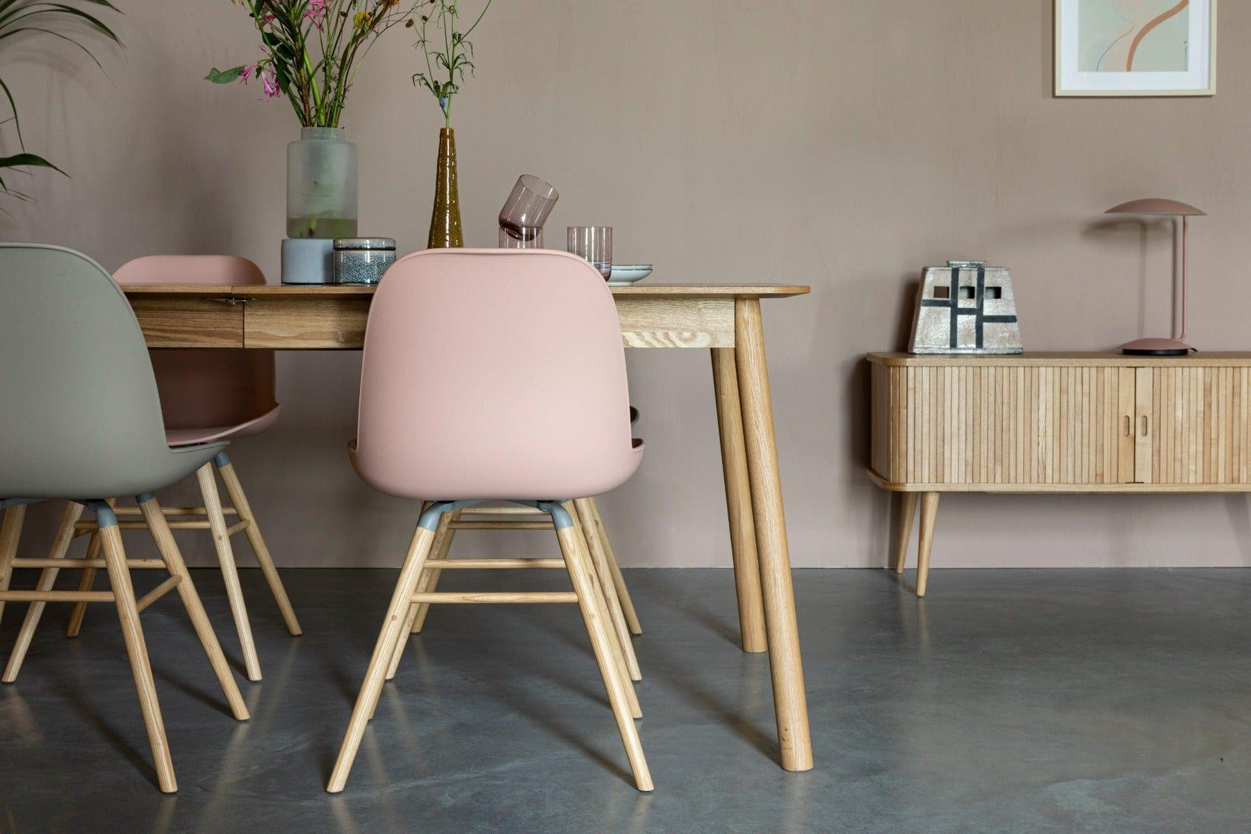 Stół GLIMPS 120/162 x 80 jesionowy Zuiver Eye on Design