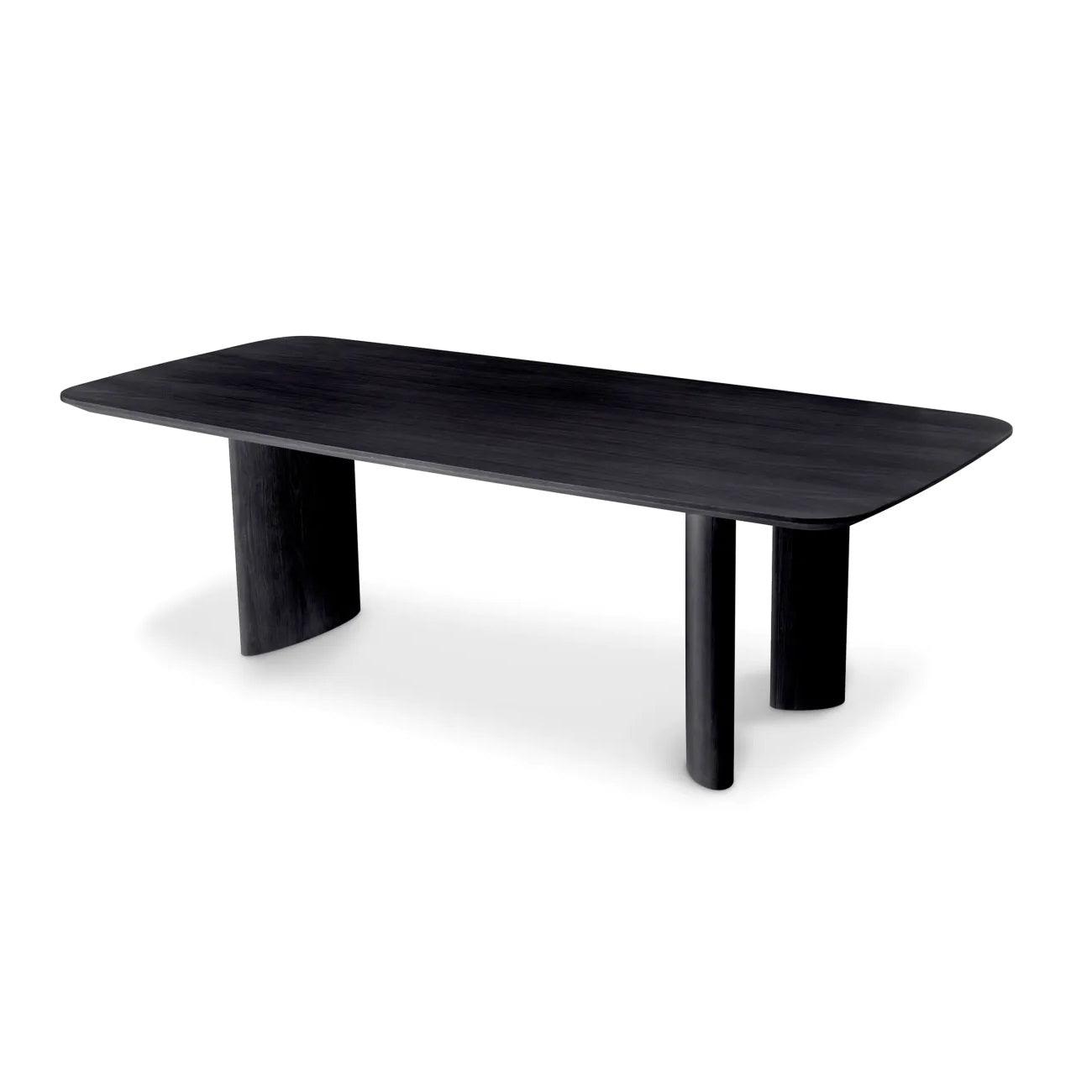 Stół HARMONIE czarny dąb Eichholtz 241x109.5 cm Eye on Design