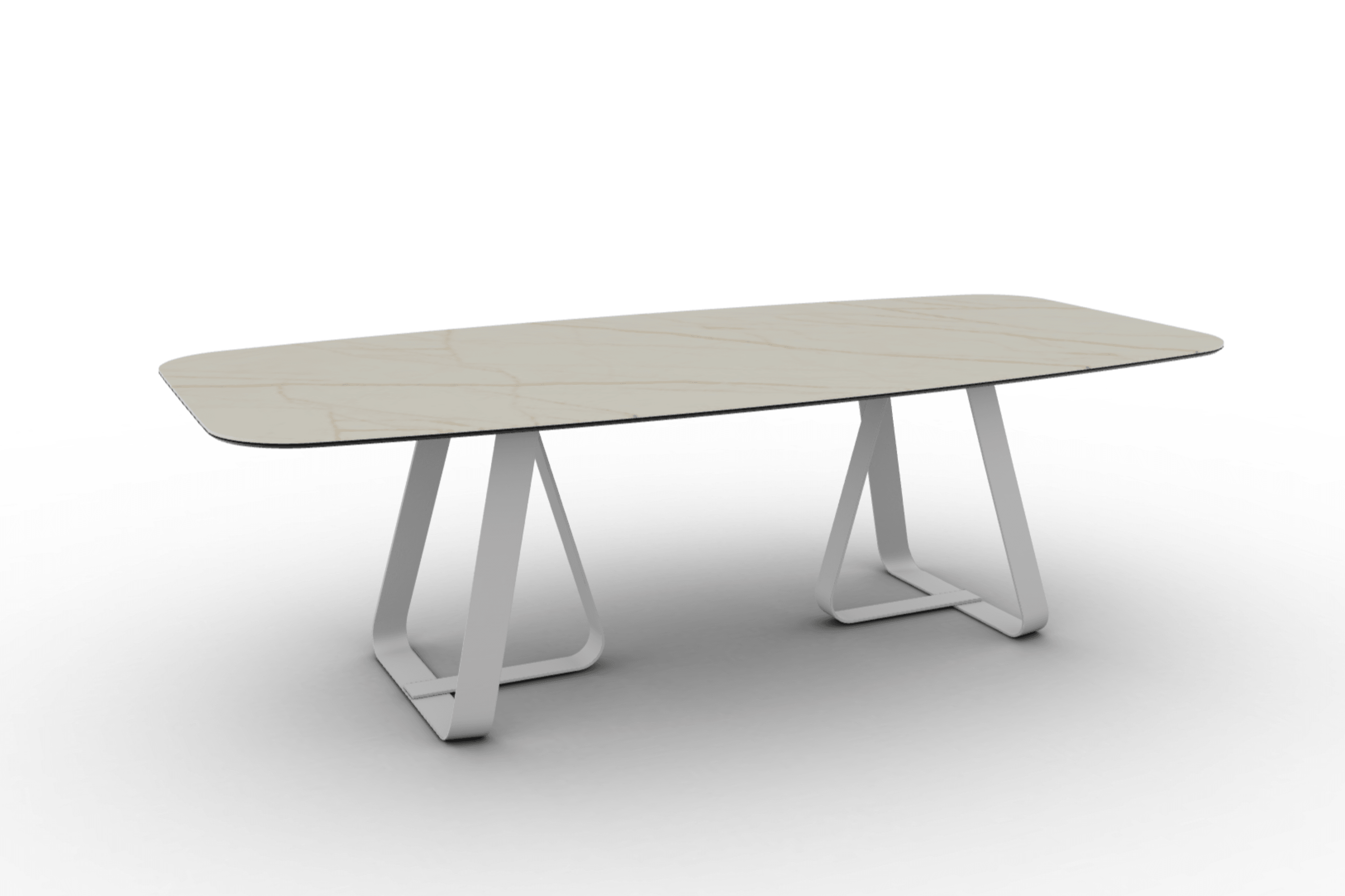 Stół jadalniany SUNSHINE złoty marmur Calligaris Eye on Design