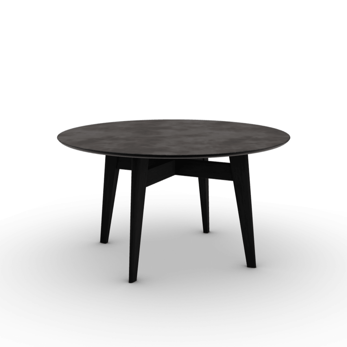Stół okrągły ABREY ciemnoszara ceramika – Calligaris