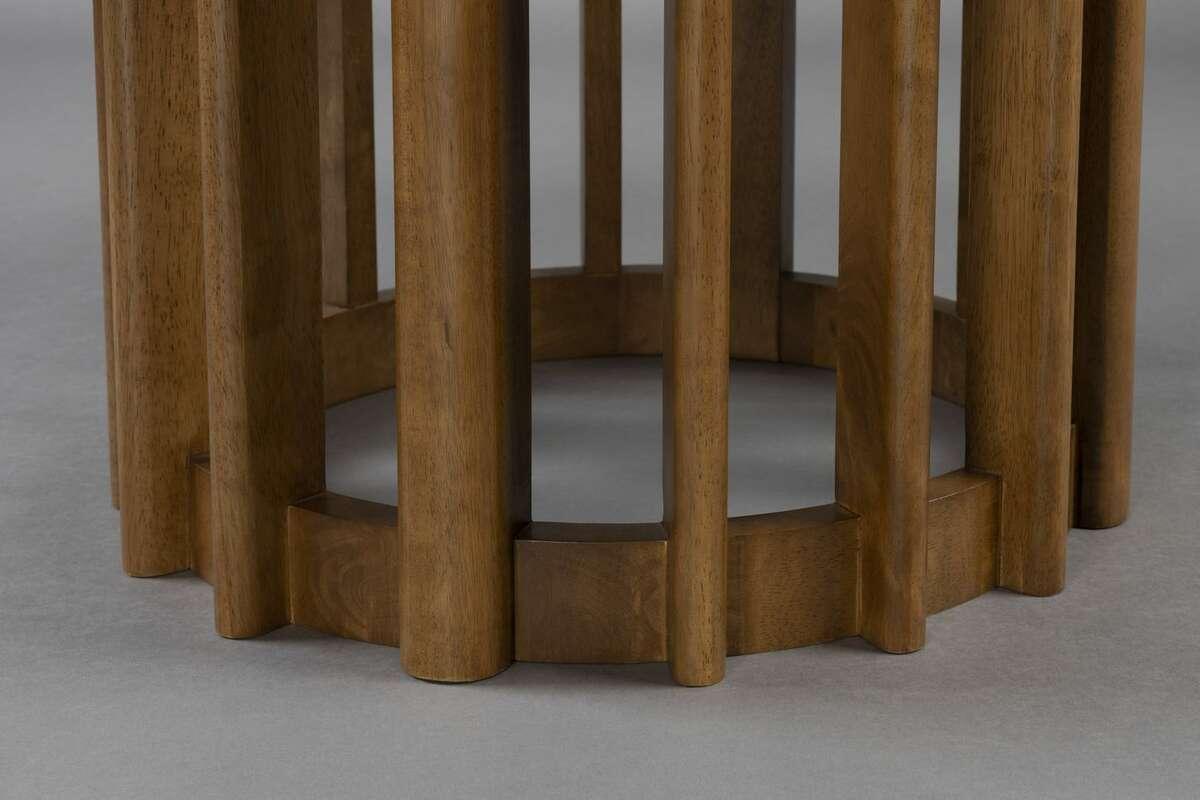 Stół okrągły BARLET orzechowy Dutchbone Eye on Design