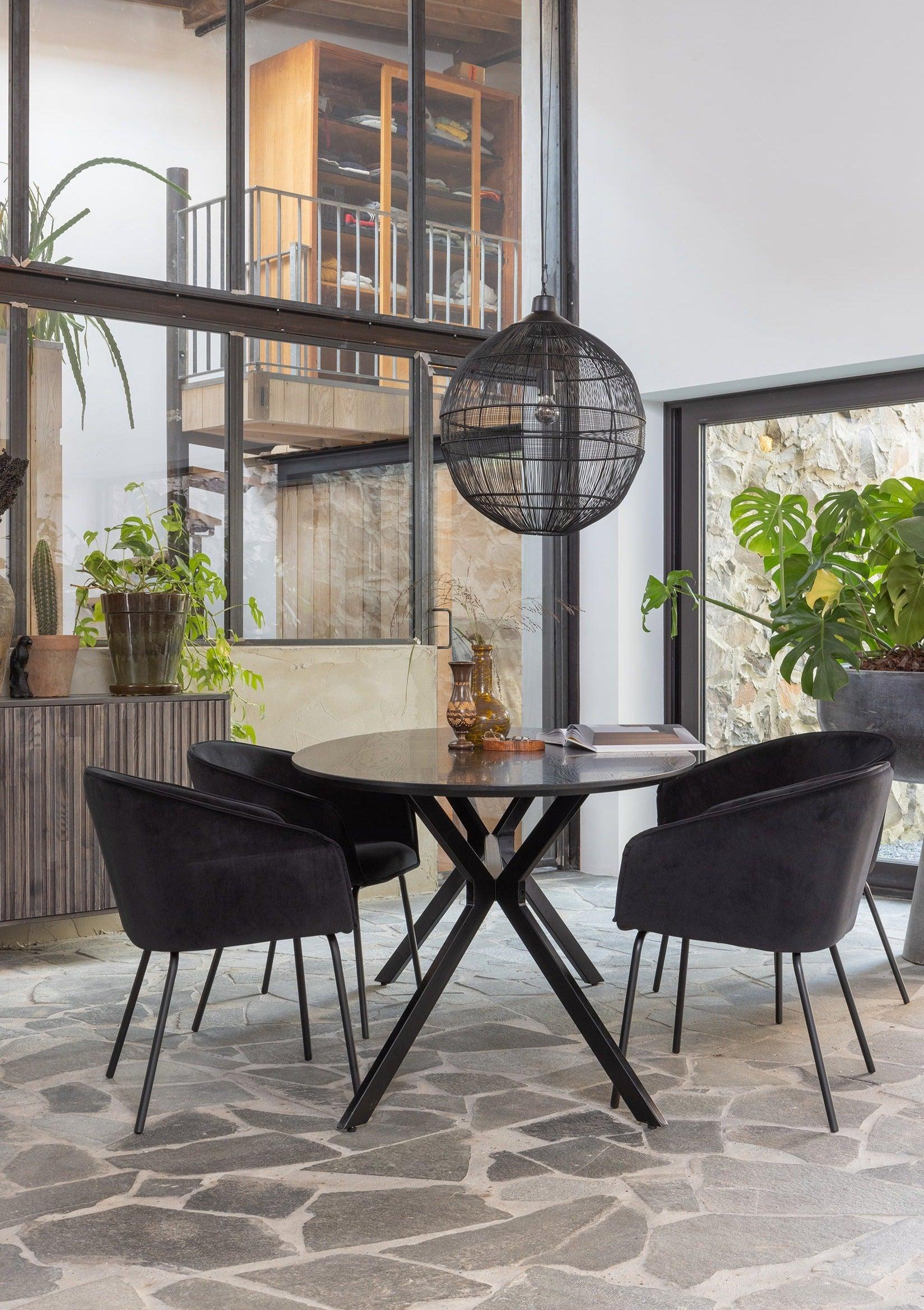 Stół owalny BRUNO czarny Woood Exclusive Eye on Design