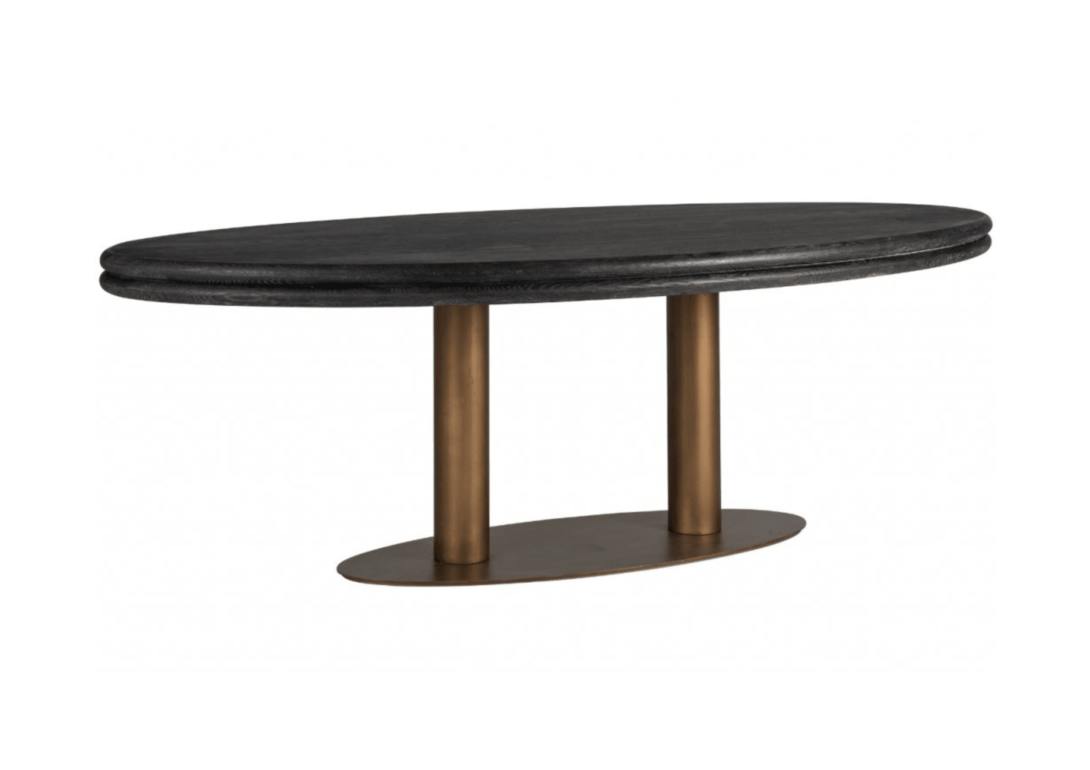 Stół owalny MACARON mosiądz Richmond Interiors Eye on Design