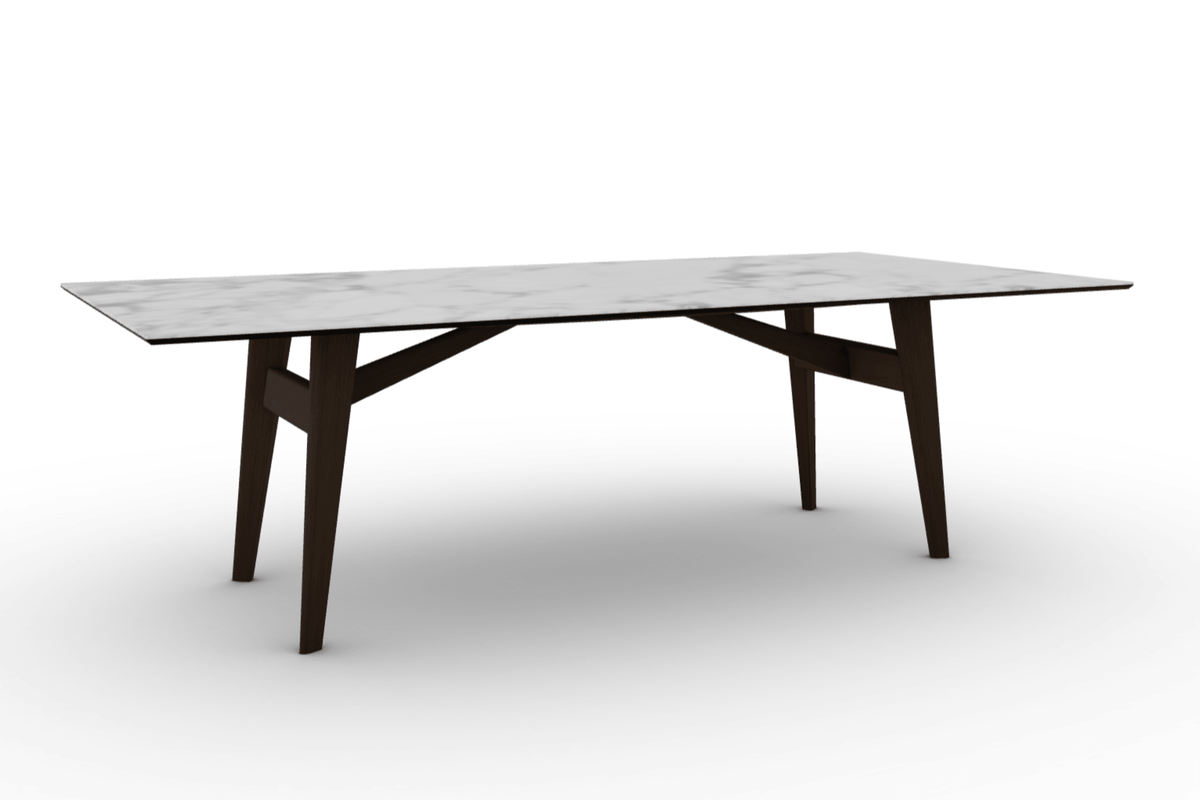 Stół prostokątny ABREY biały marmur – Calligaris