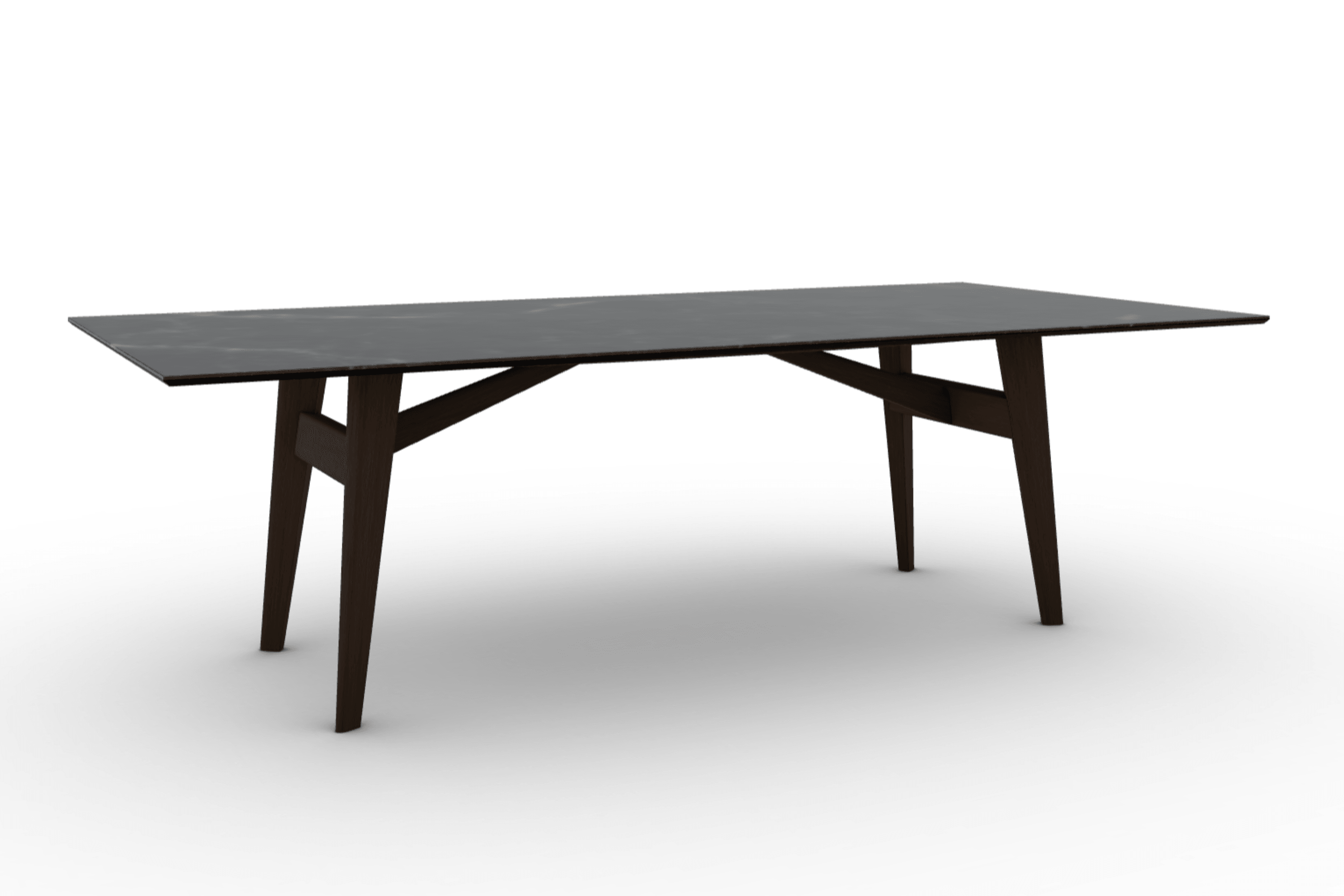 Stół prostokątny ABREY czarny marmur Calligaris Eye on Design