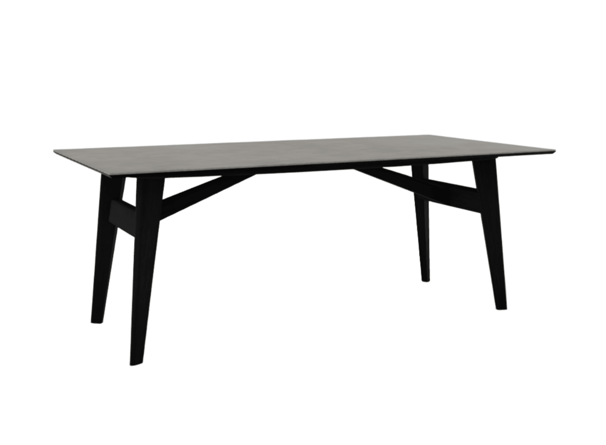 Stół prostokątny ABREY jasnoszara ceramika – Calligaris