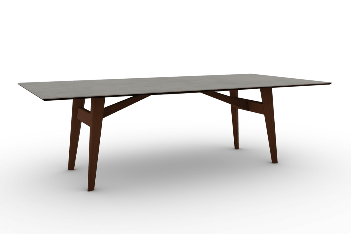 Stół prostokątny ABREY jasnoszara ceramika – Calligaris