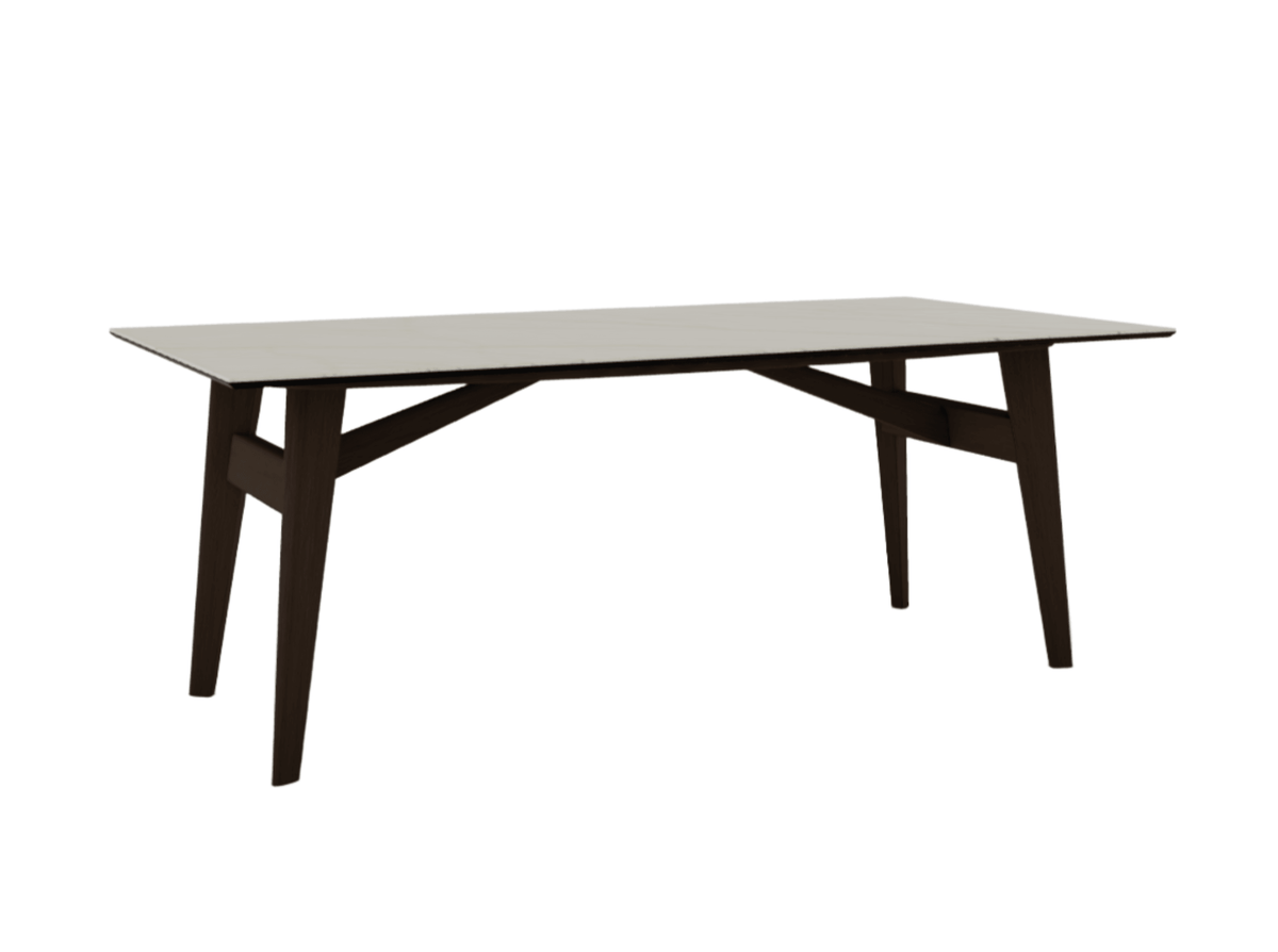 Stół prostokątny ABREY złoty marmur – Calligaris