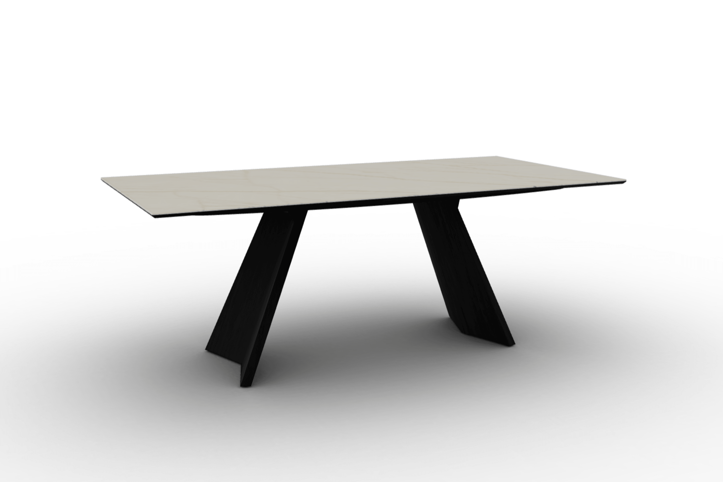 Stół prostokątny ICARO złoty marmur Calligaris Eye on Design