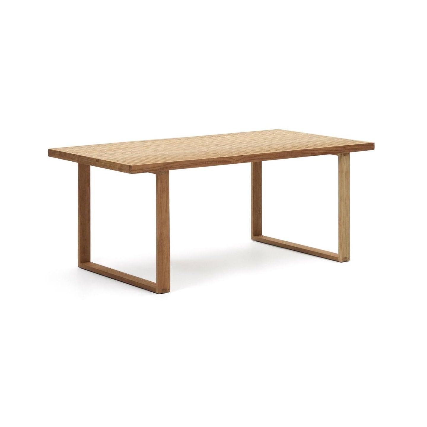 Stół prostokątny ogrodowy CANADELL lite drewno tekowe La Forma 90x180 cm Eye on Design