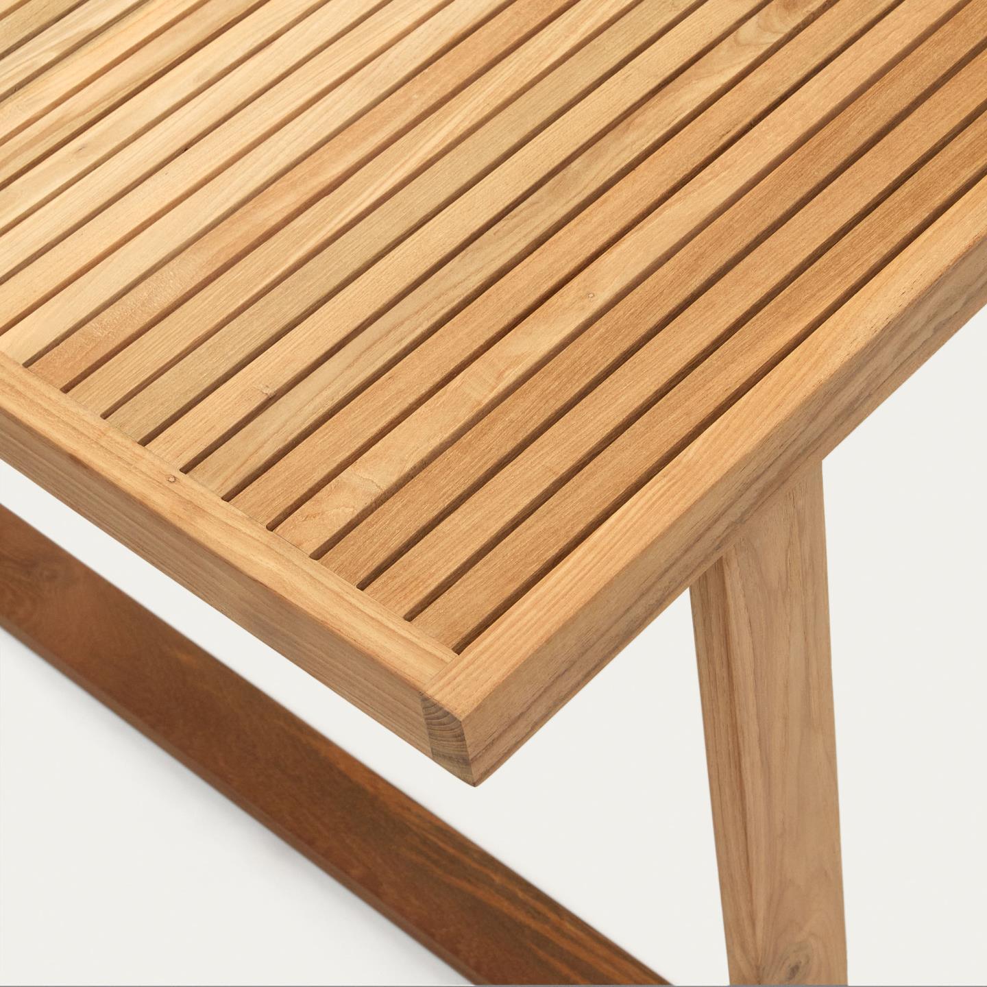 Stół prostokątny ogrodowy CANADELL lite drewno tekowe La Forma Eye on Design