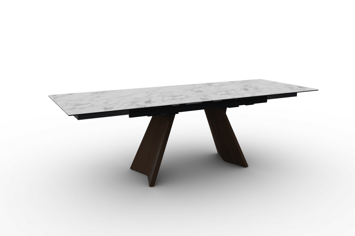 Stół prostokątny rozkładany ICARO biały marmur do jadalni – Calligaris
