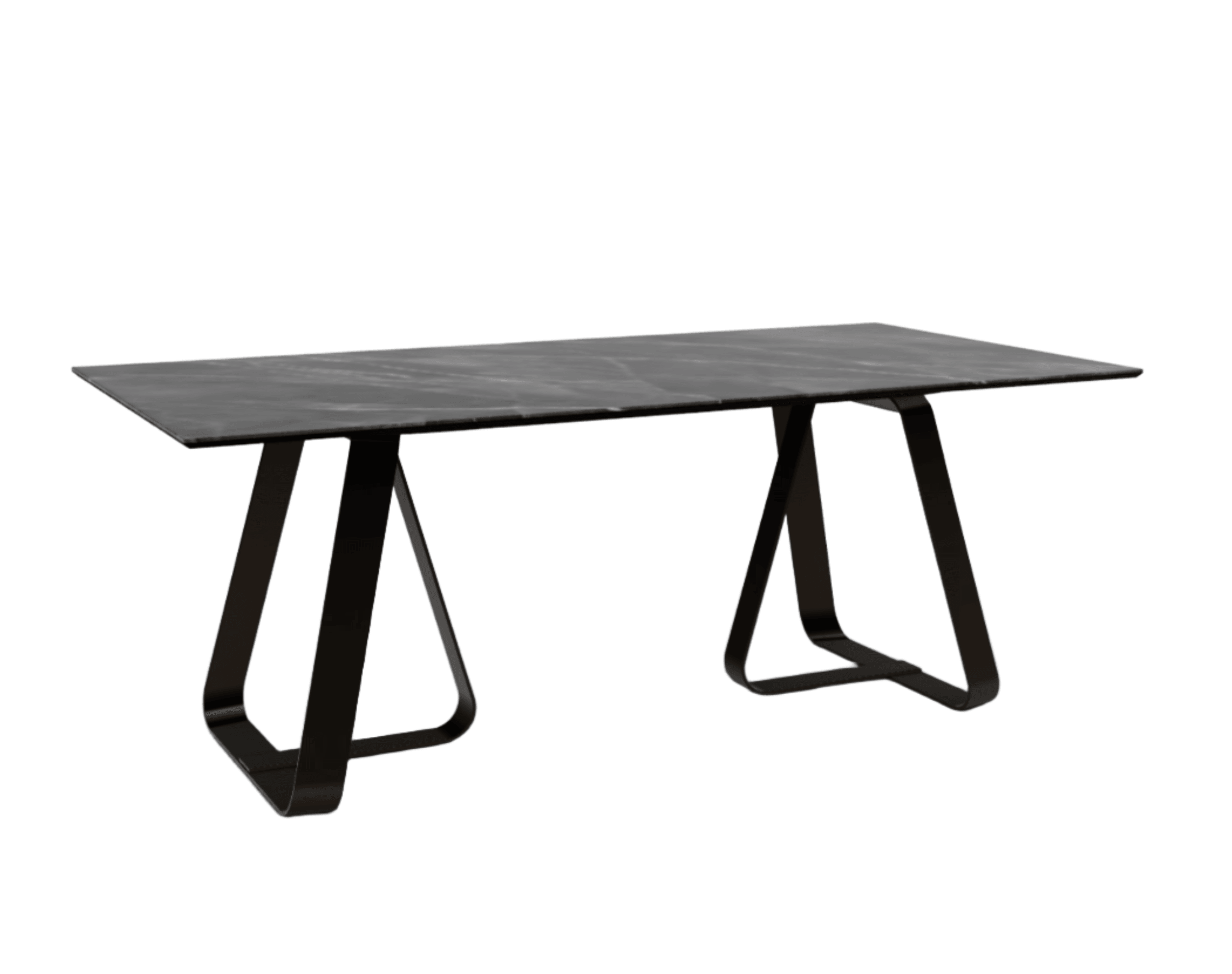 Stół prostokątny SUNSHINE antracytowy marmur Calligaris Eye on Design