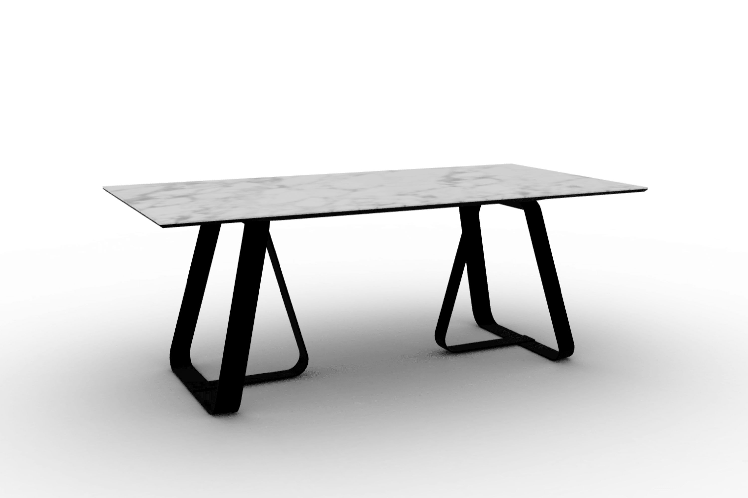 Stół prostokątny SUNSHINE biały marmur Calligaris Eye on Design