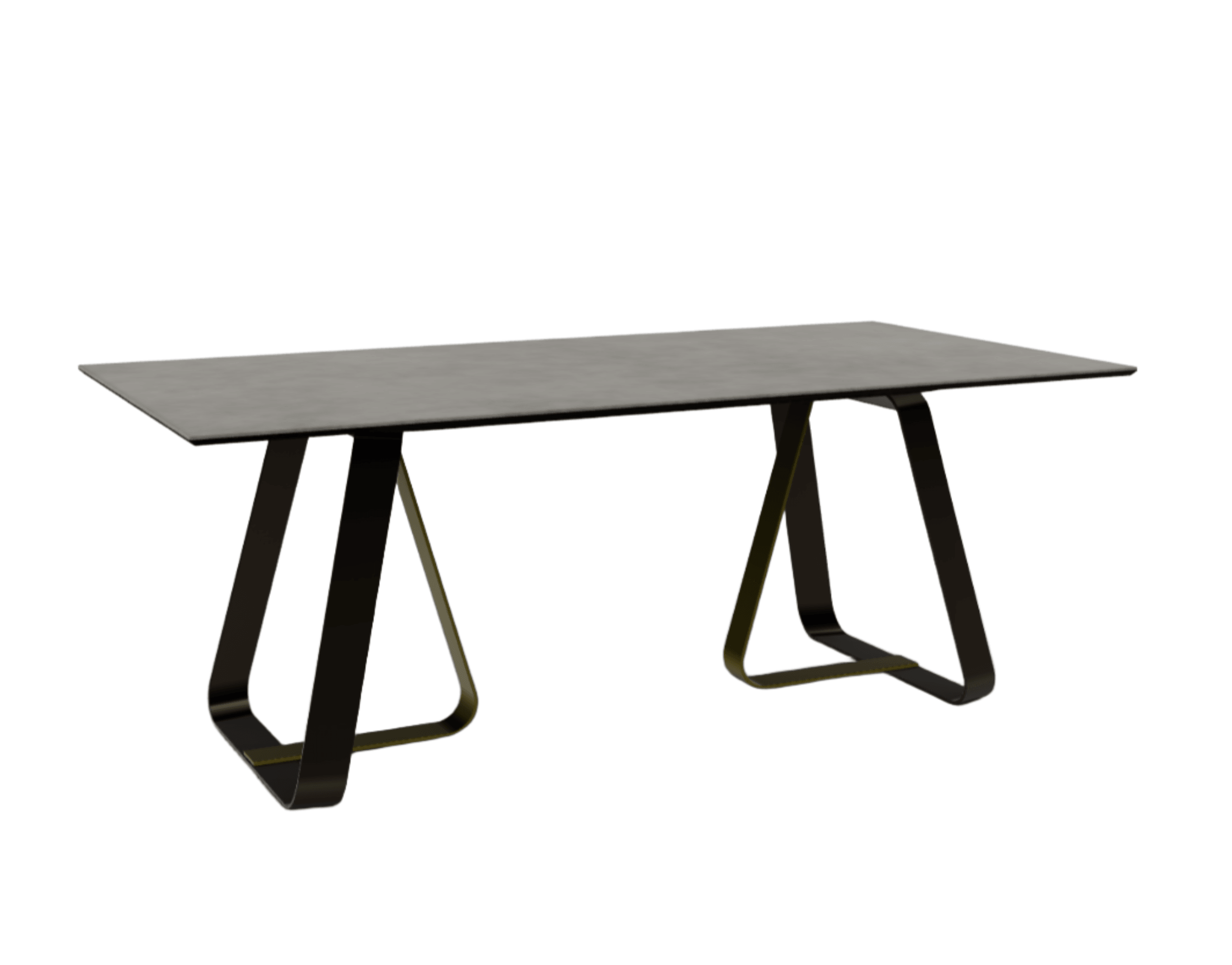 Stół prostokątny SUNSHINE jasnoszara ceramika Calligaris Eye on Design