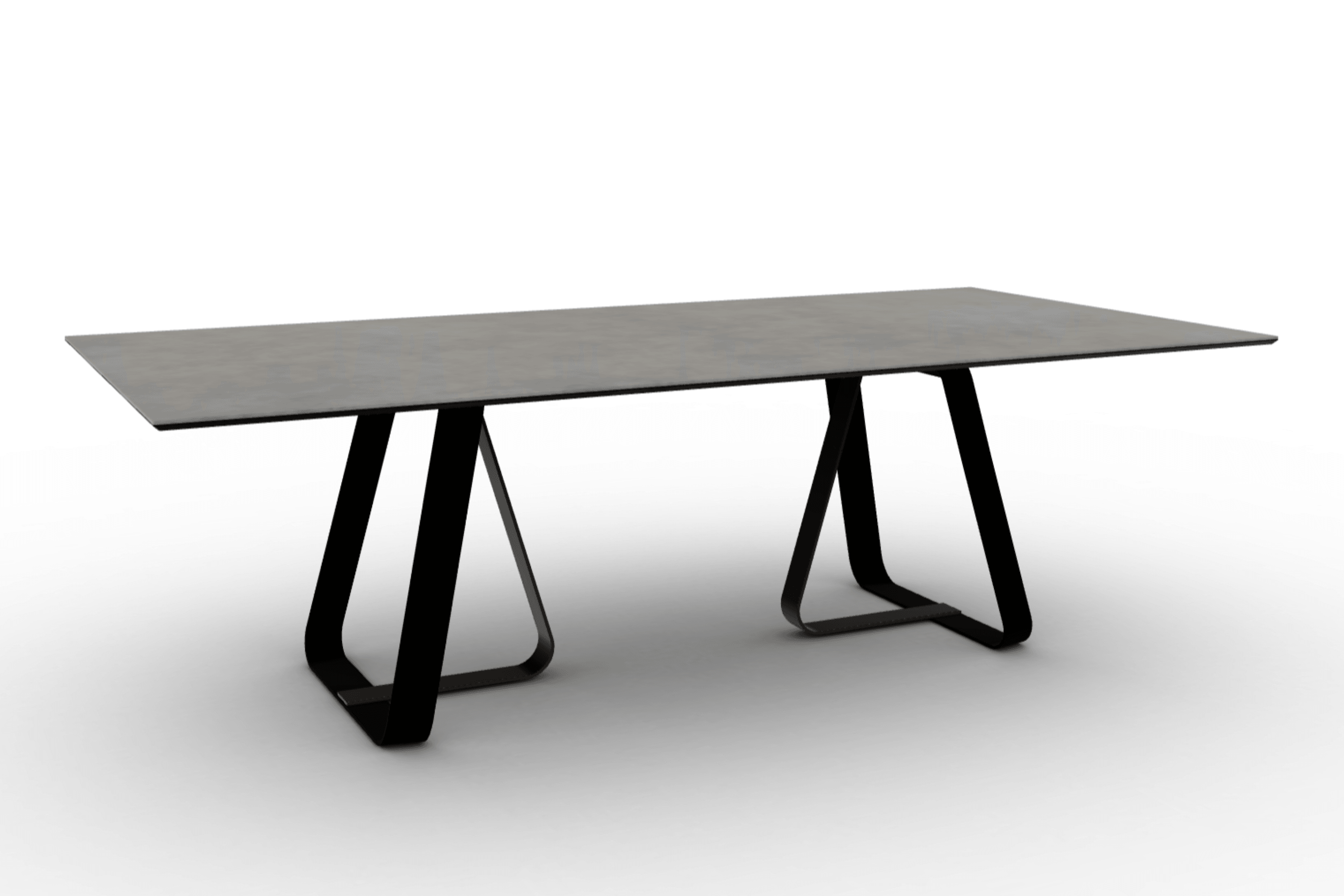 Stół prostokątny SUNSHINE jasnoszara ceramika Calligaris Eye on Design