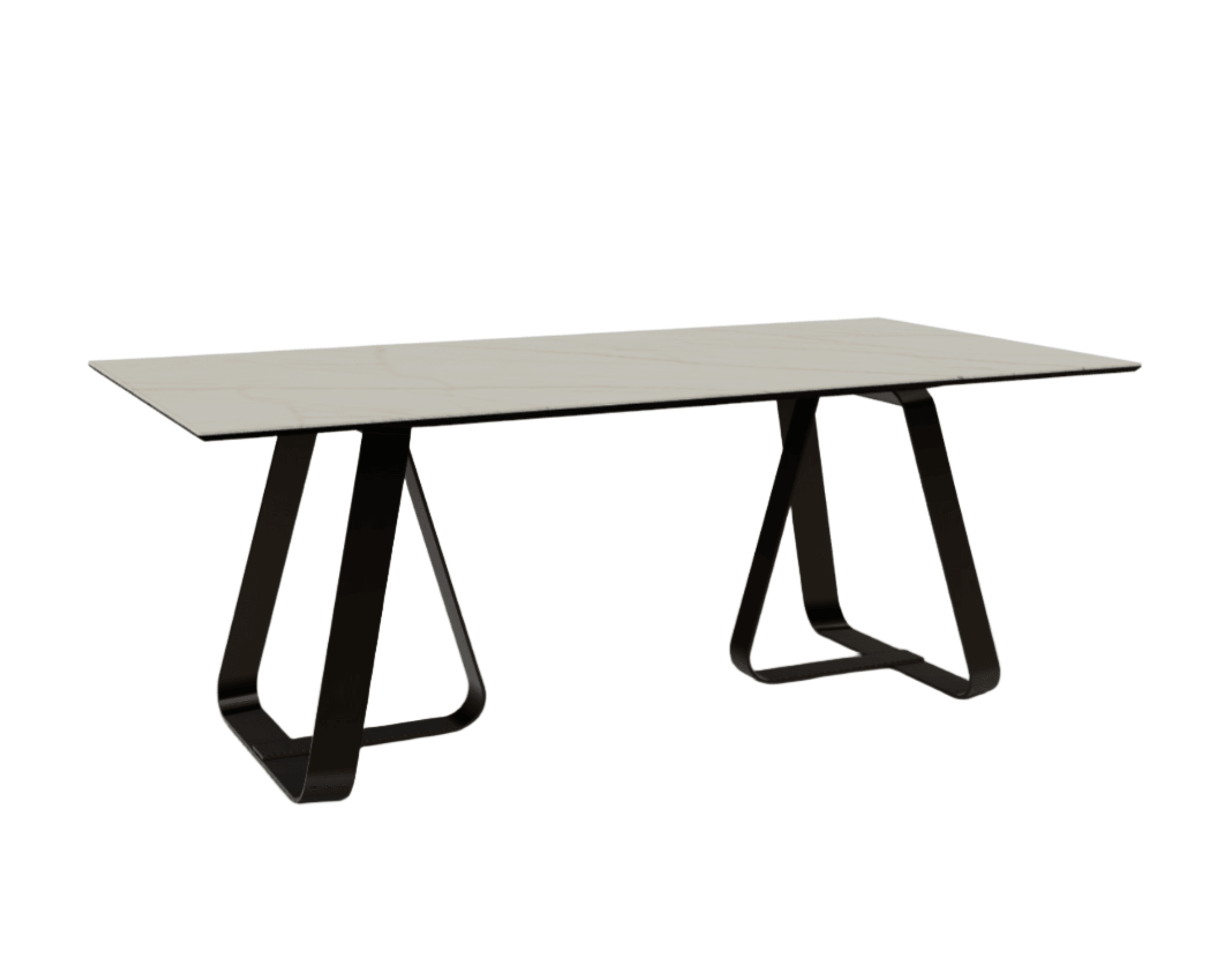 Stół prostokątny SUNSHINE złoty marmur Calligaris Eye on Design