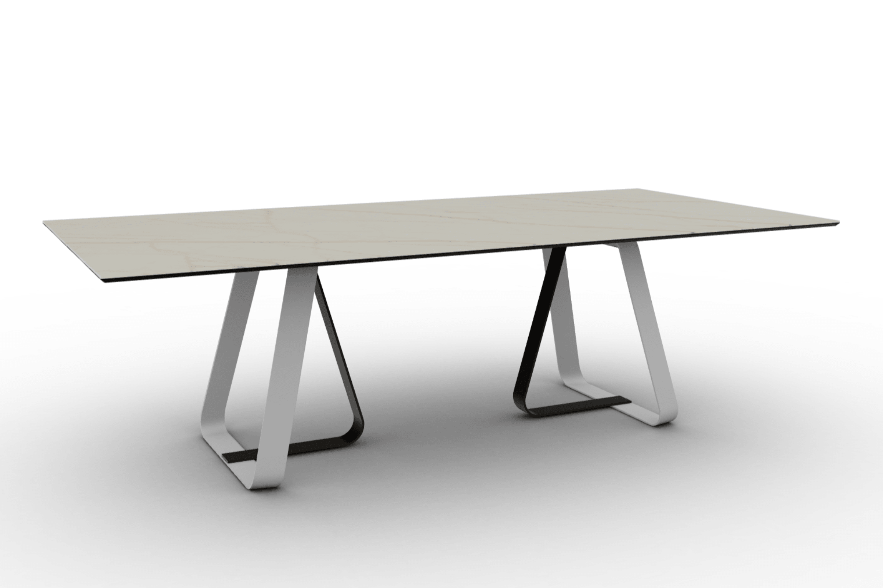 Stół prostokątny SUNSHINE złoty marmur Calligaris Eye on Design