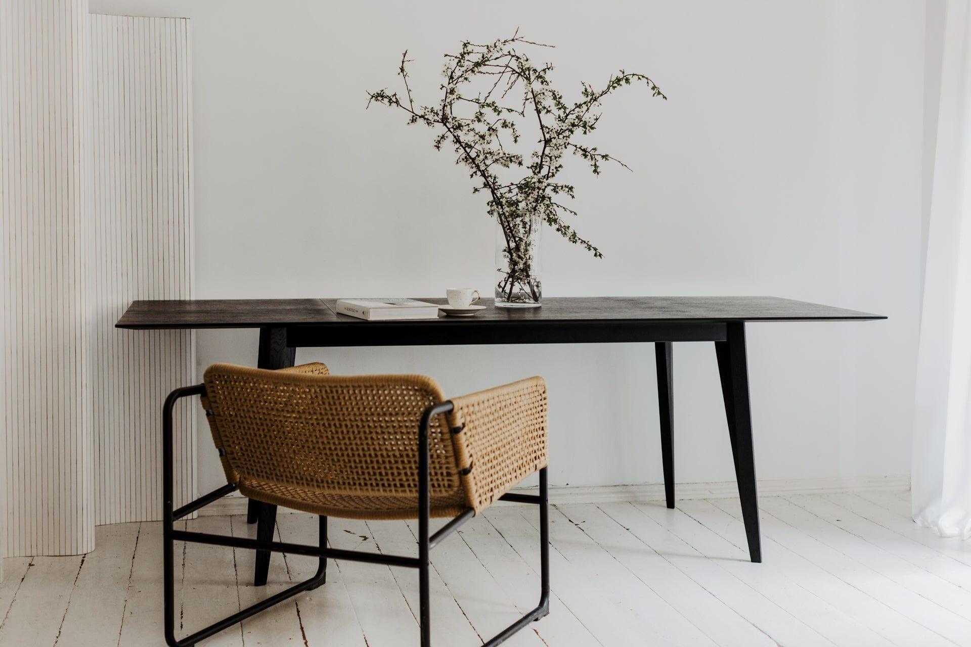 Stół rozkładany BORD czarny dąb Nordifra Eye on Design