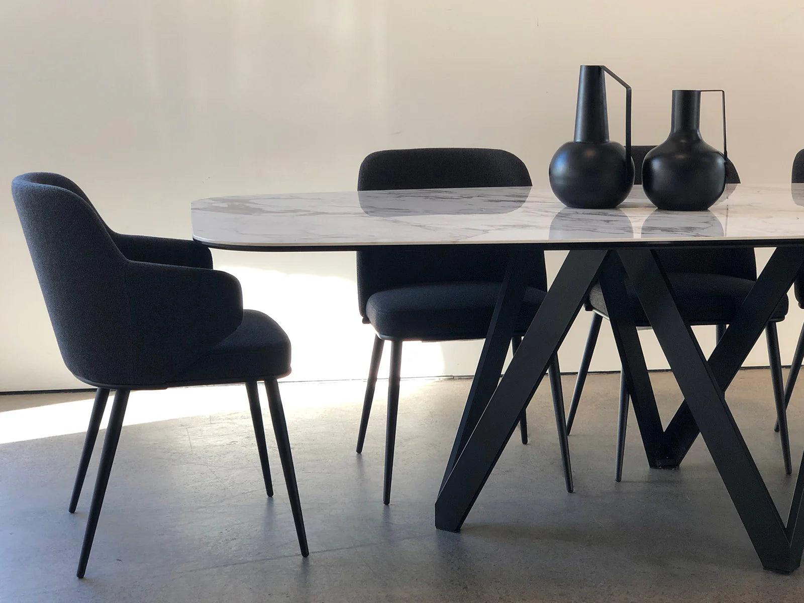 Stół rozkładany CARTESIO biały marmur Calligaris Eye on Design