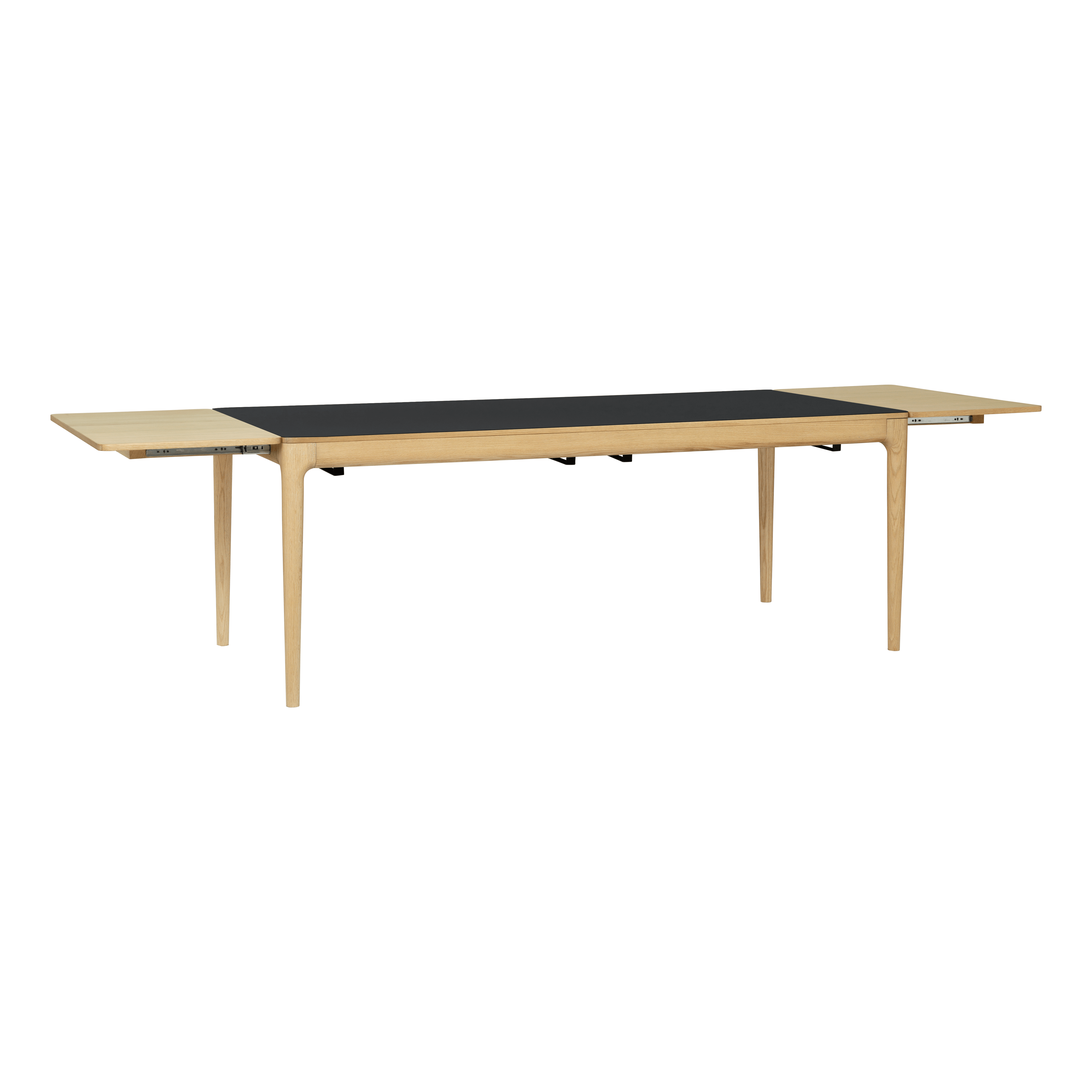 Stół rozkładany HEART'N'SOUL dębowy z czarnym blatem UMAGE Eye on Design