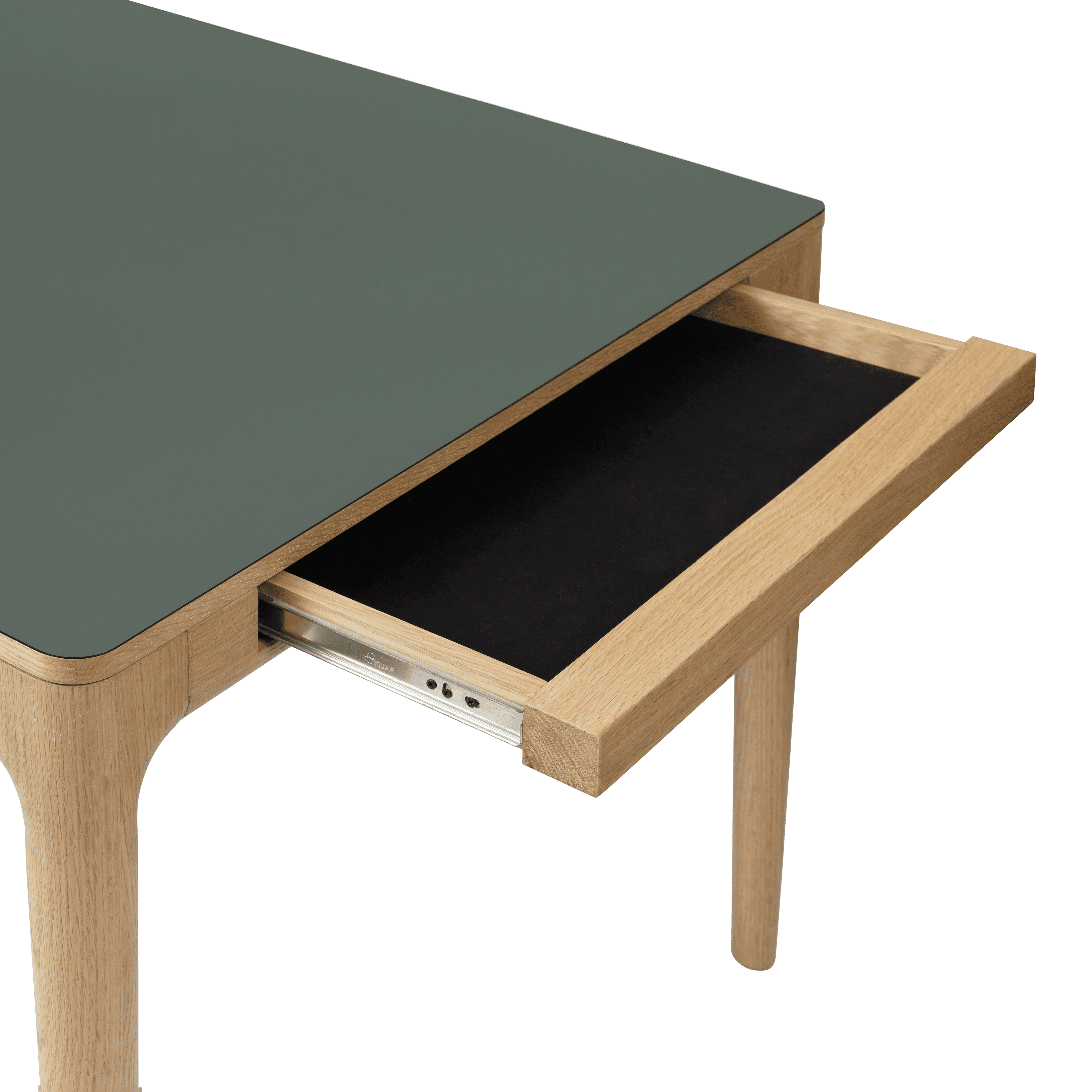 Stół rozkładany HEART'N'SOUL dębowy z oliwkowym blatem UMAGE Eye on Design