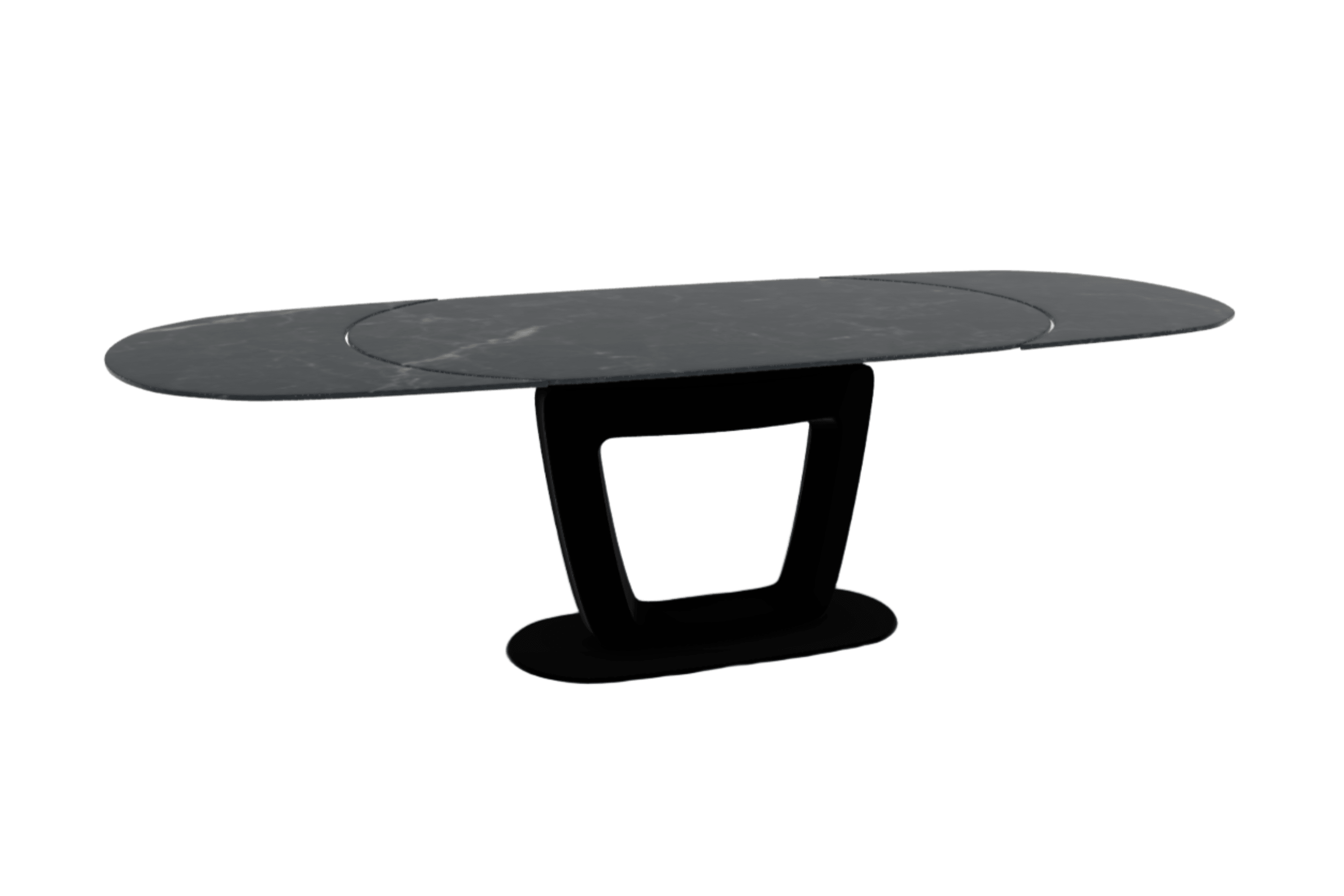 Stół rozkładany ORBITAL czarny marmur Calligaris Eye on Design