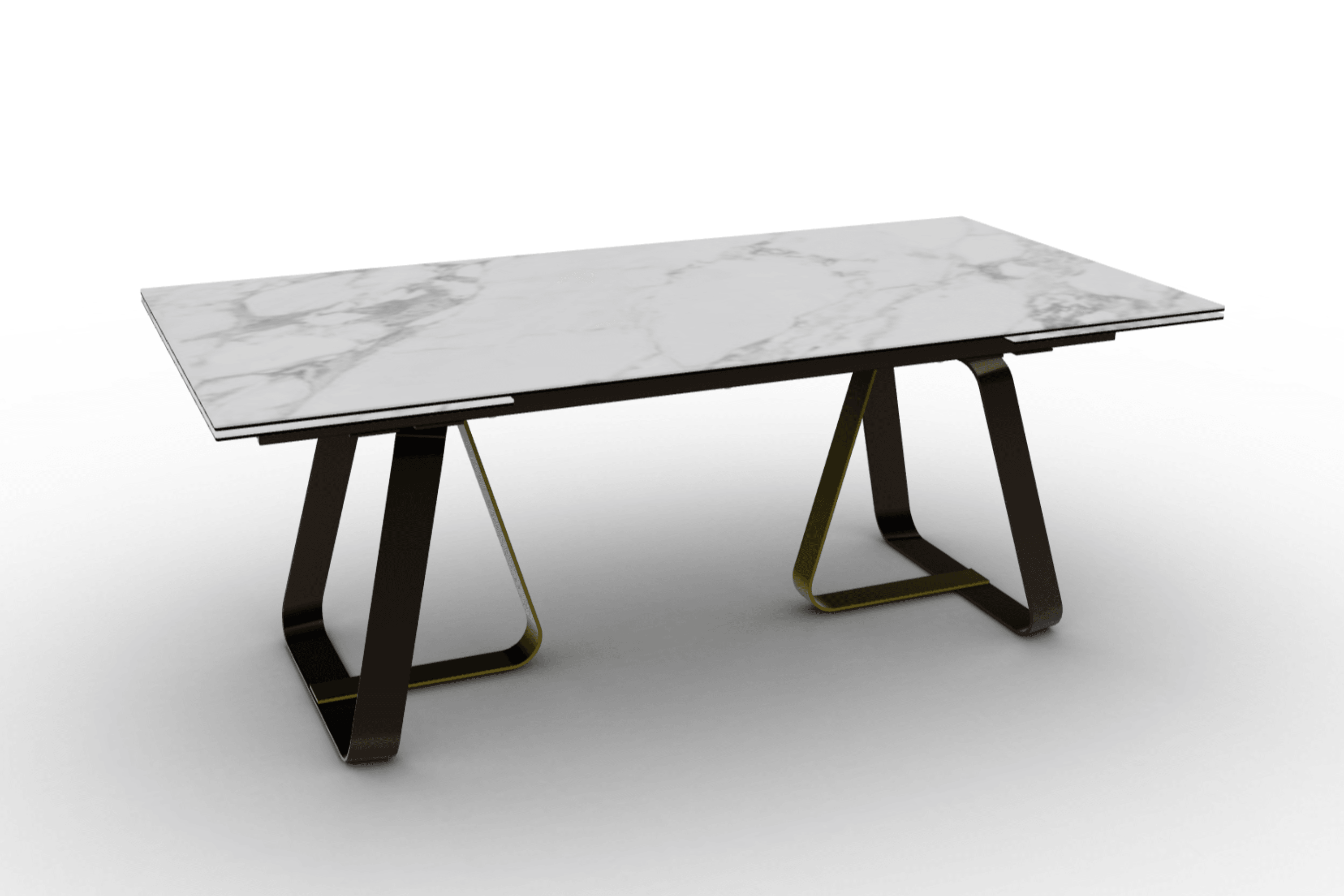 Stół rozkładany prostokątny SUNSHINE biały marmur Calligaris Eye on Design