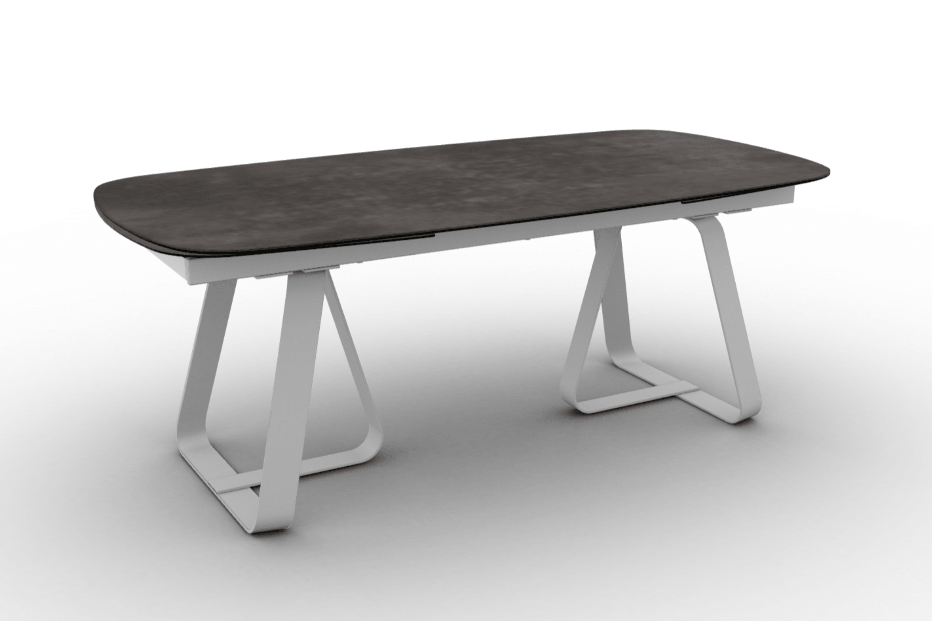 Stół rozkładany SUNSHINE ciemnoszary Calligaris matowa biel matowa biel Eye on Design