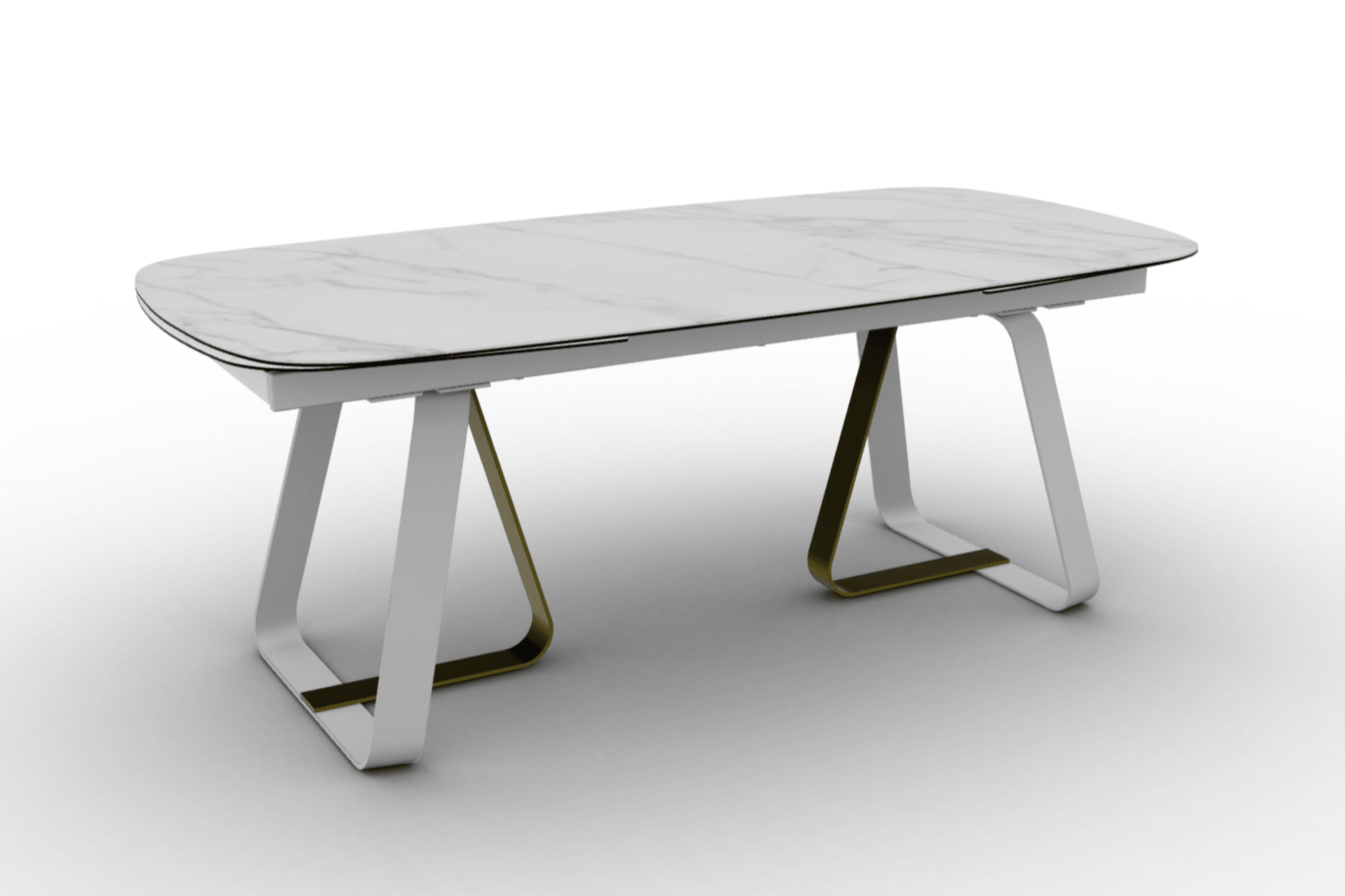 Stół rozkładany SUNSHINE kremowy marmur – Calligaris